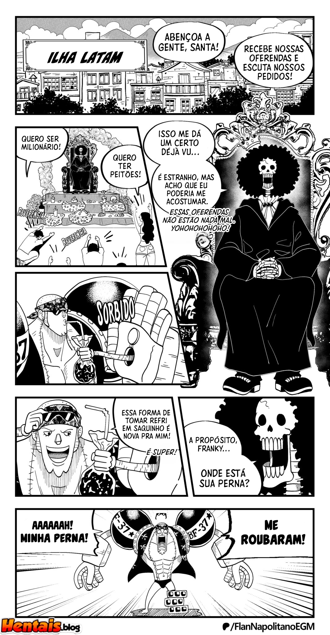 One Piece HQ Hentai: Flan Napolitan Cap.11 - Página 14