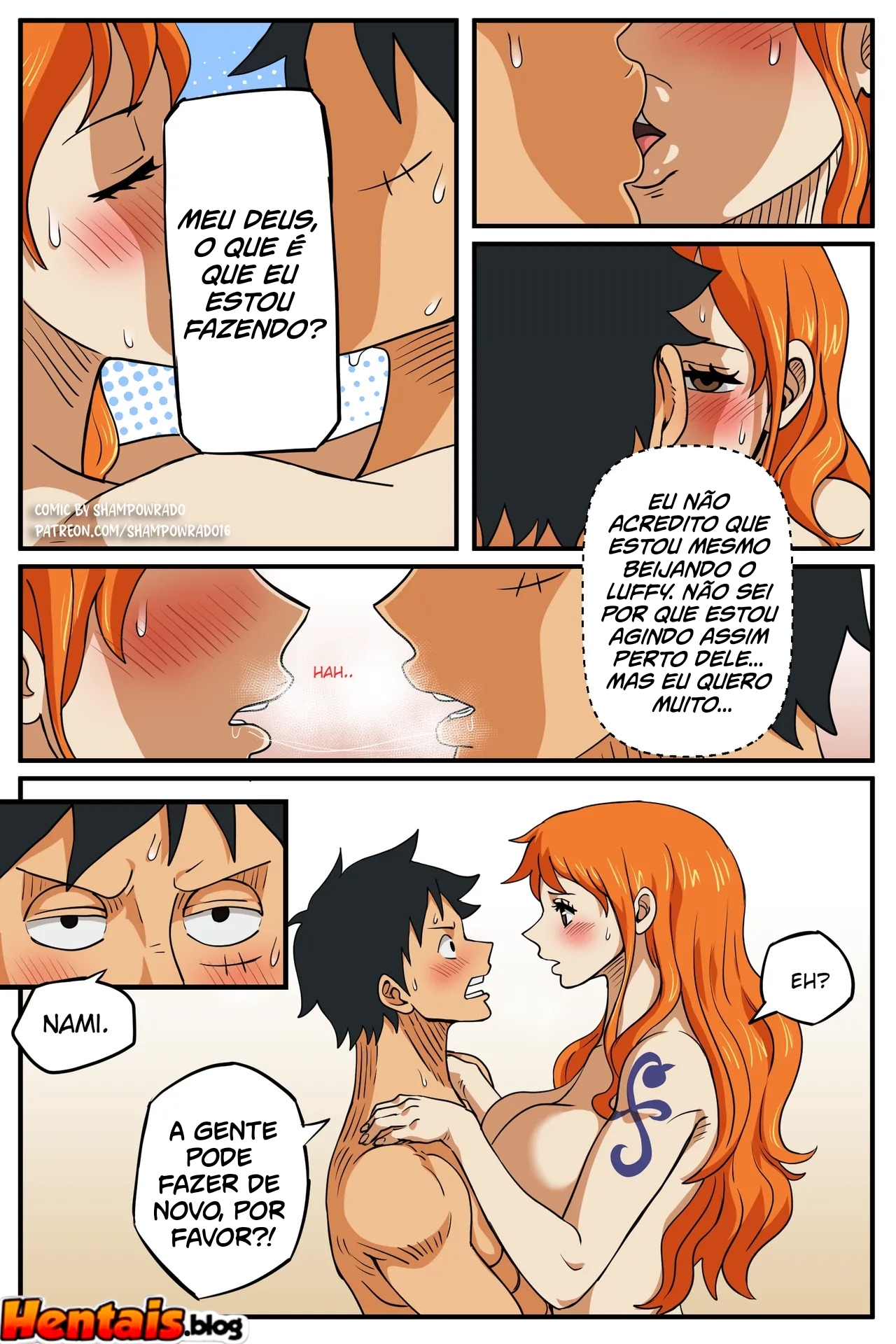 One Piece Porno: Descoberta Luffy x Nami - Página 14