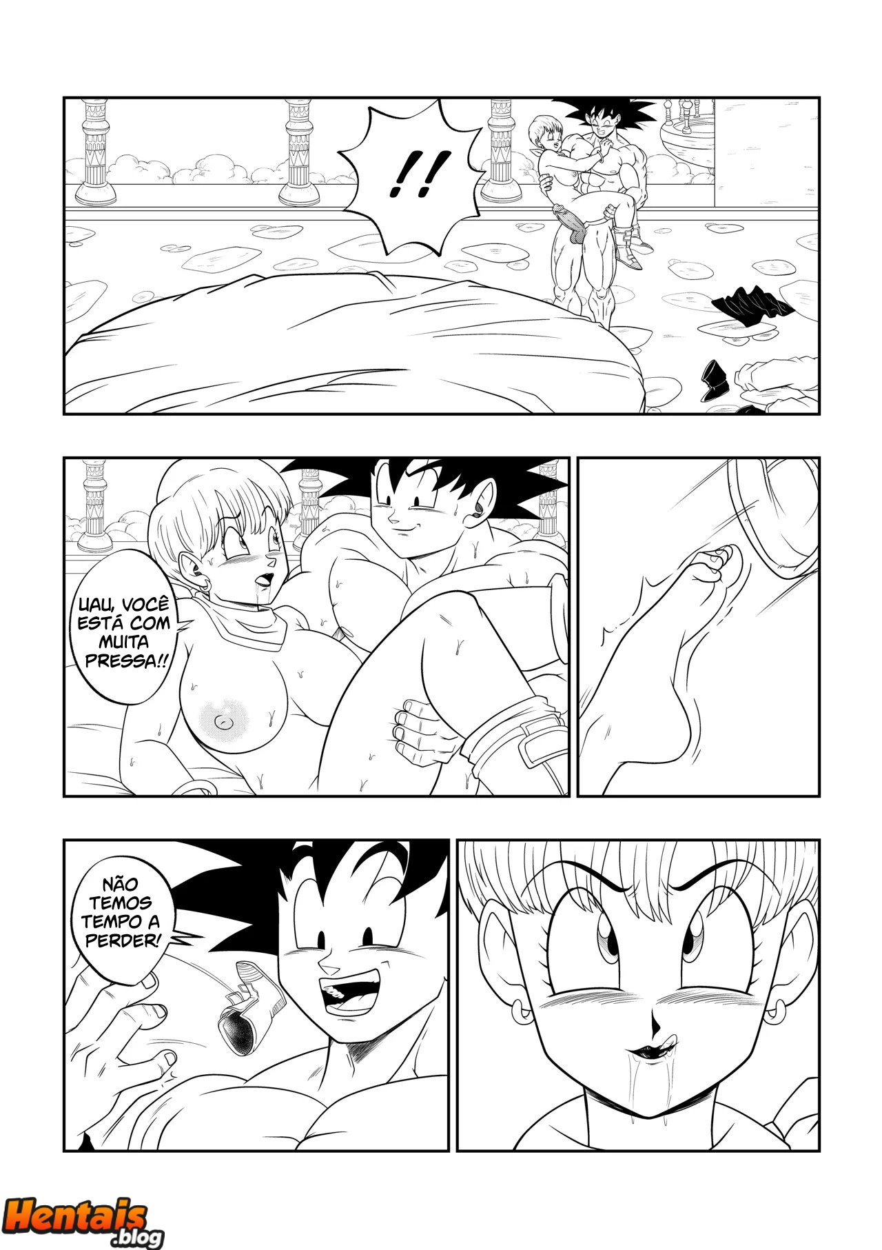 Dragon Ball HQ Porno: Entre As Sombras do Palácio - Página 14