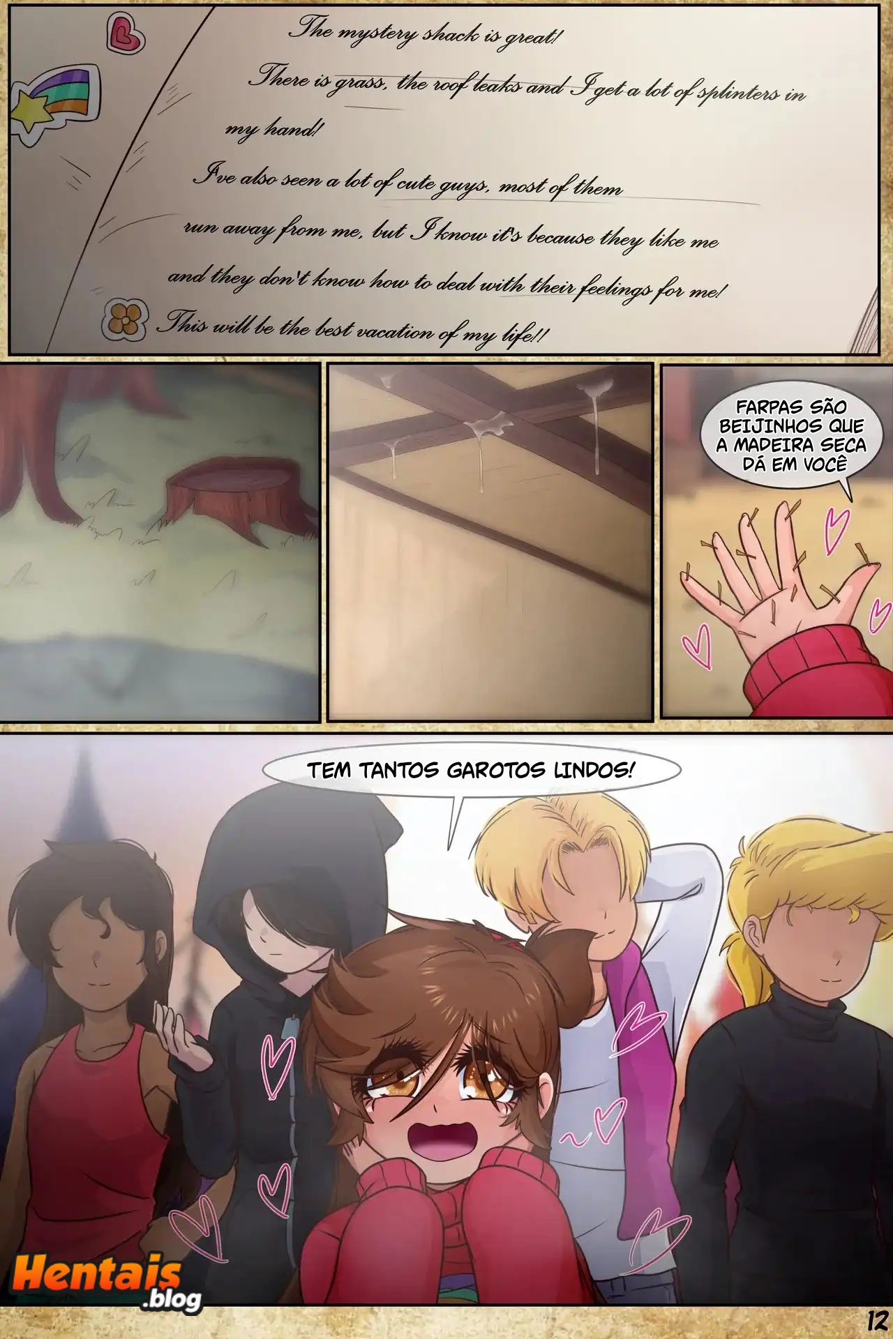 Gravity Falls Hentai: Gravity Fake Cap.03 - Página 14