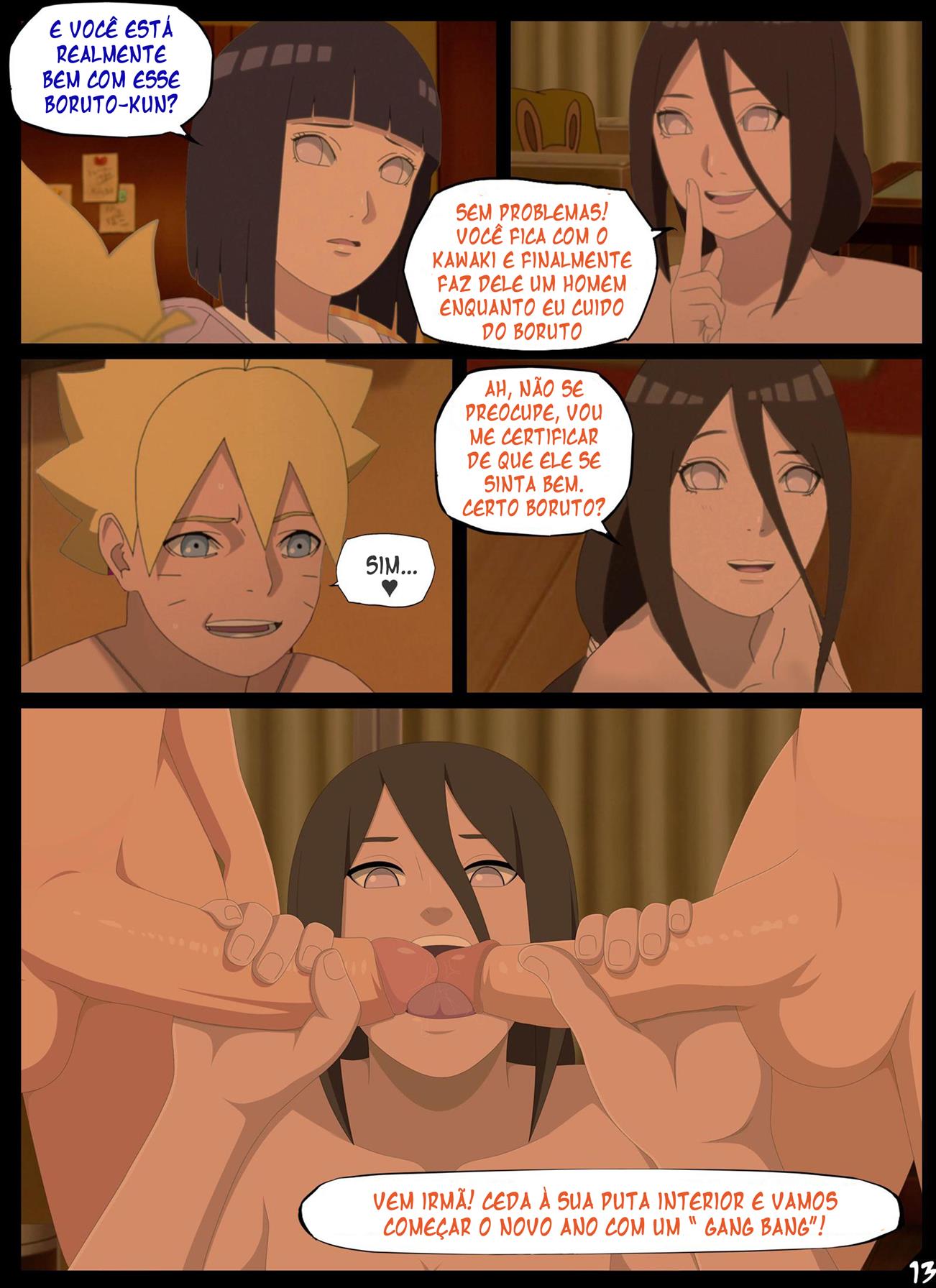 Festa sexual de ano novo dos Hyuga - Página 14