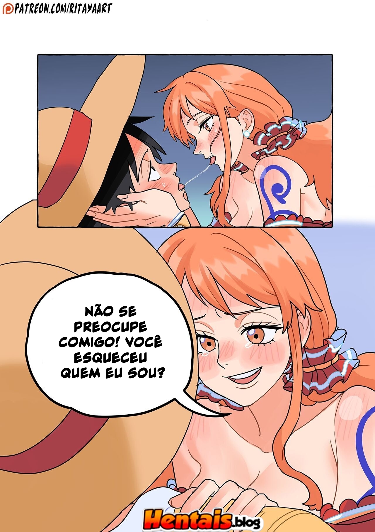 One Piece Porno: O Incidente Na Ilha Deserta - Página 15