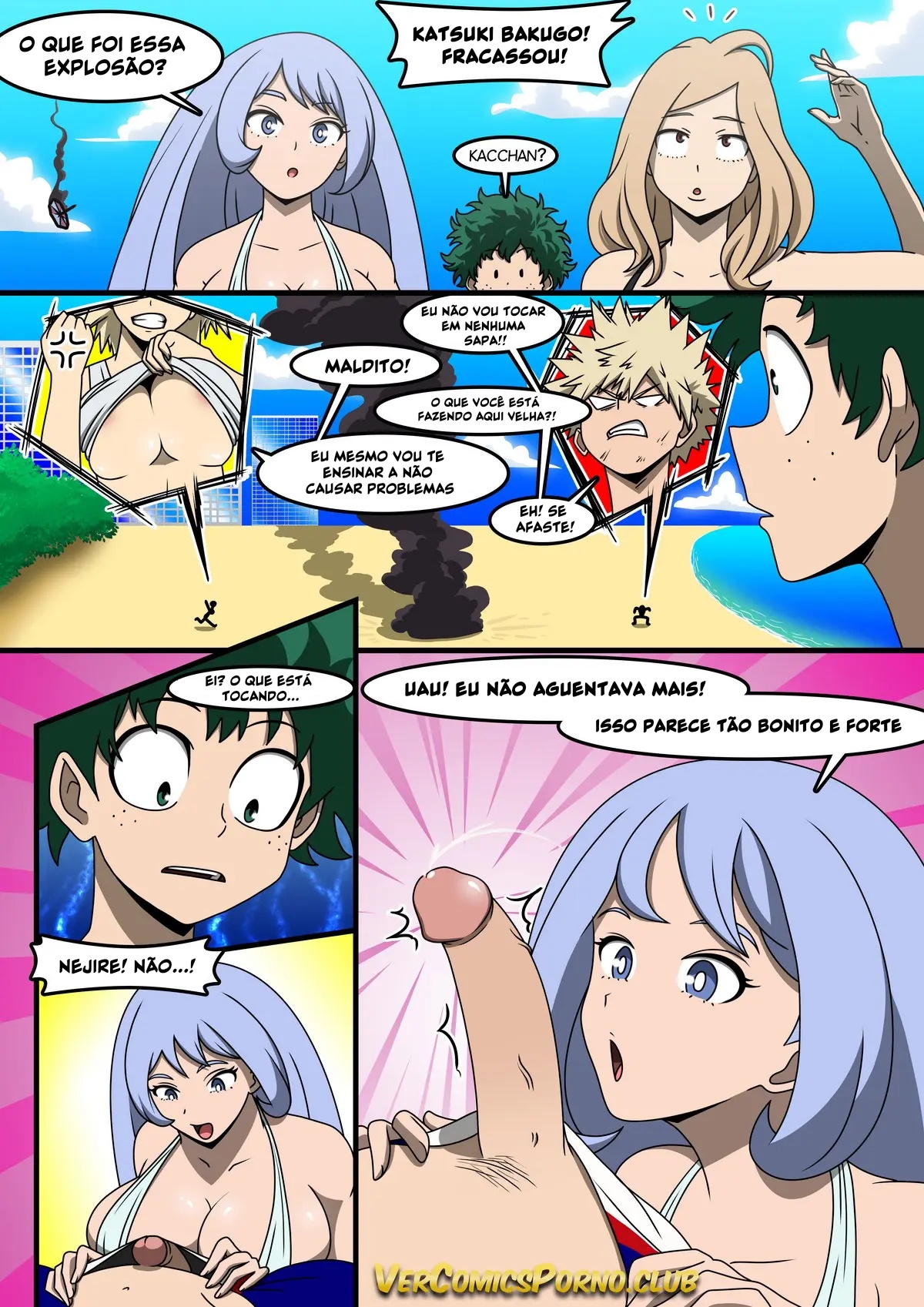 Boku No Hero HQ De Sexo: Escola de Verão VL.1 - Página 15
