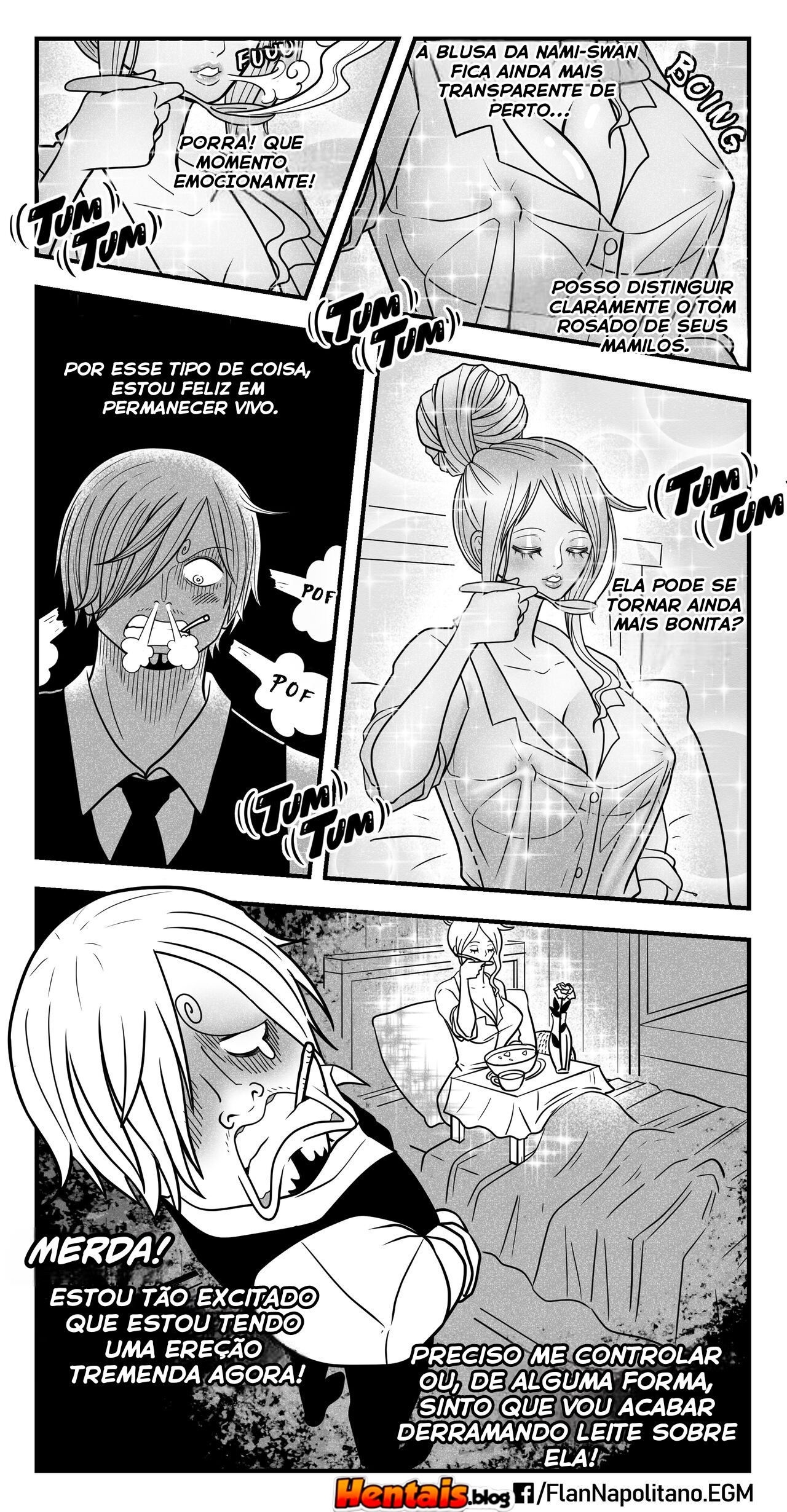 One Piece HQ Hentai: Flan Napolitan Cap.04 - Página 16