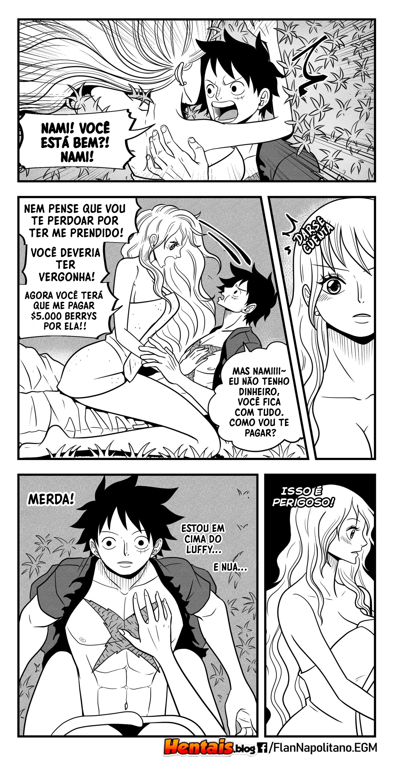 One Piece HQ Hentai: Flan Napolitan Cap.05 - Página 16