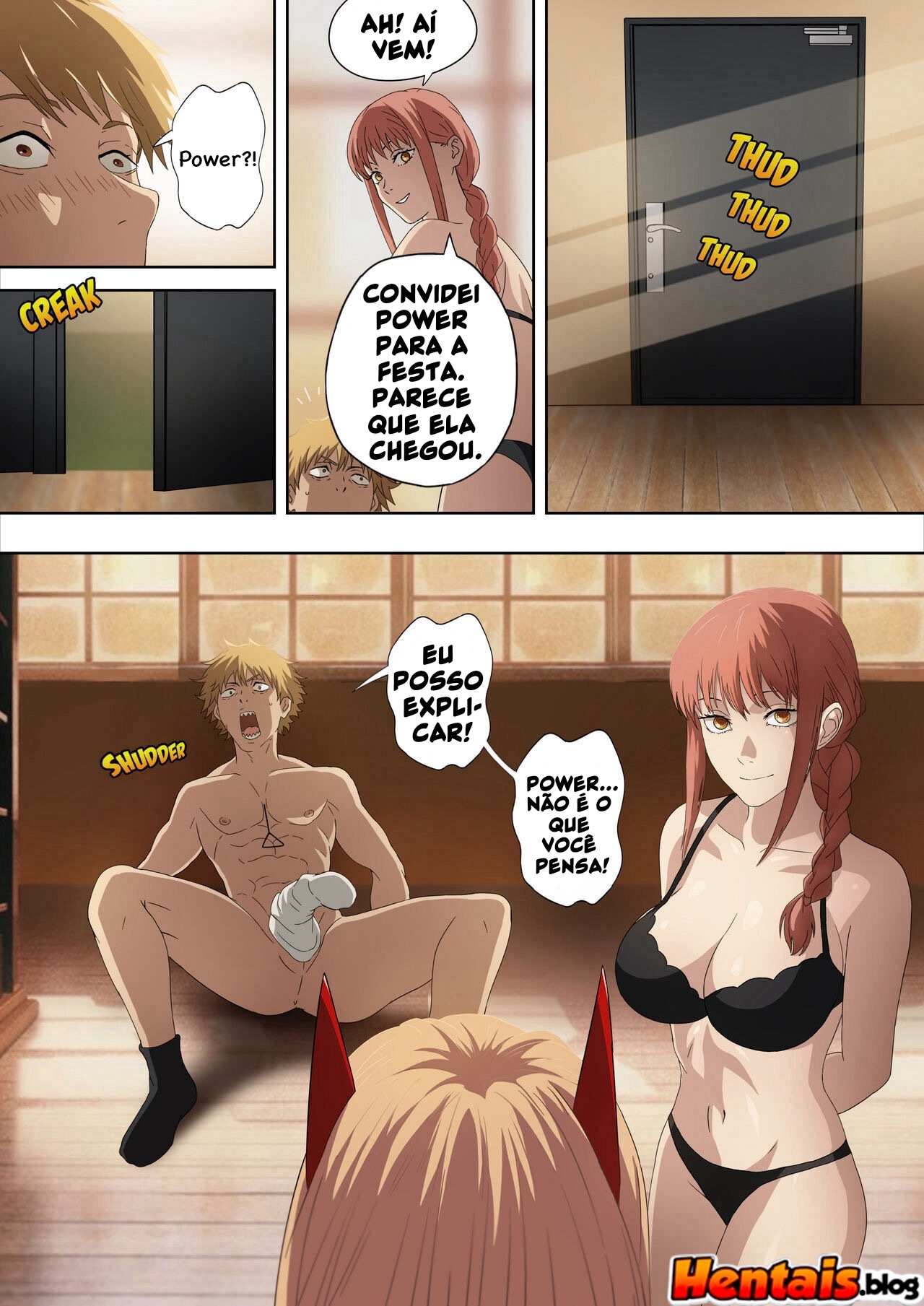 Chainsaw Man HQ Hentai: Fetiche Por Pés - Página 16