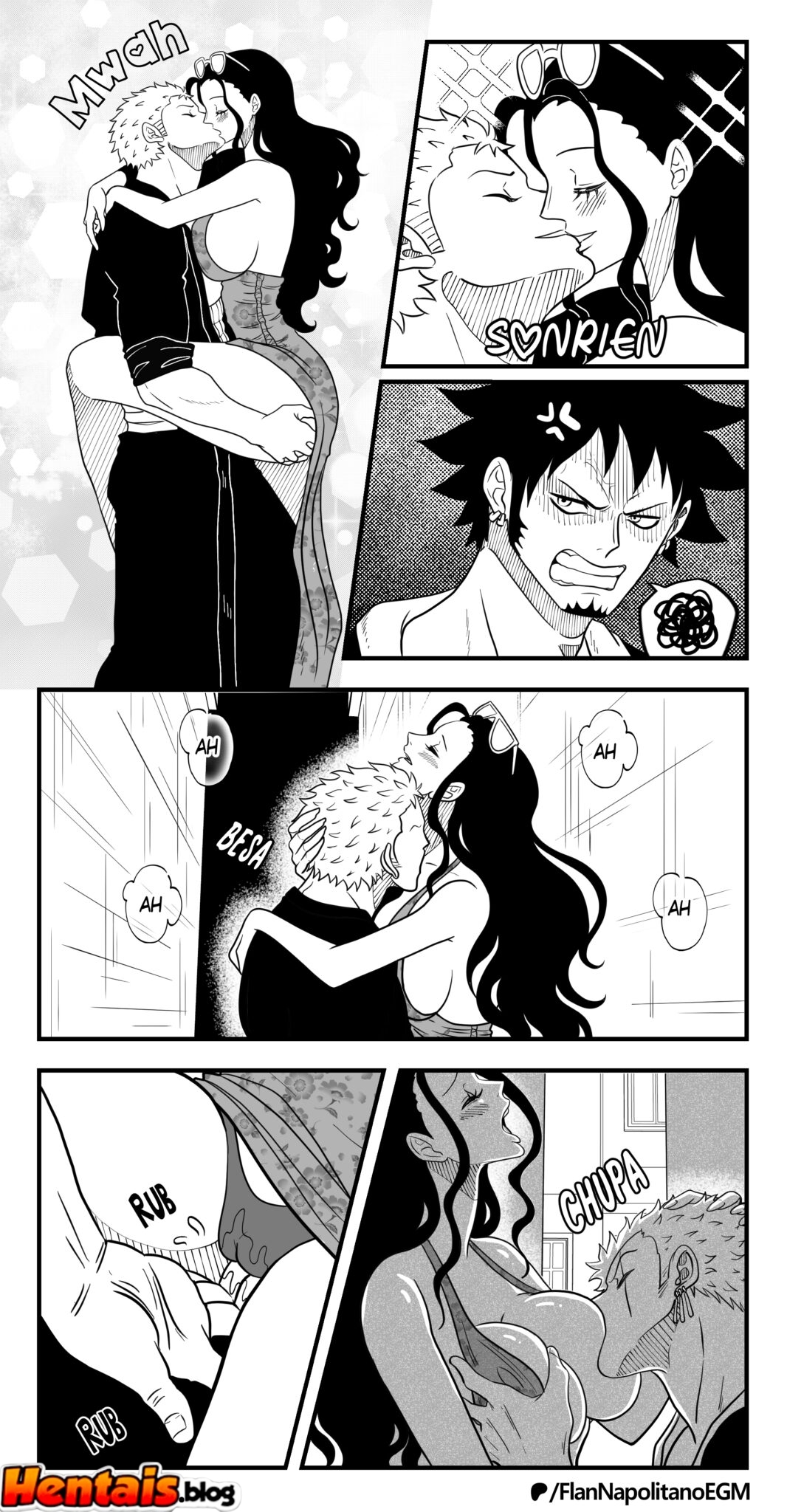 One Piece HQ Hentai: Flan Napolitan Cap.12 - Página 16
