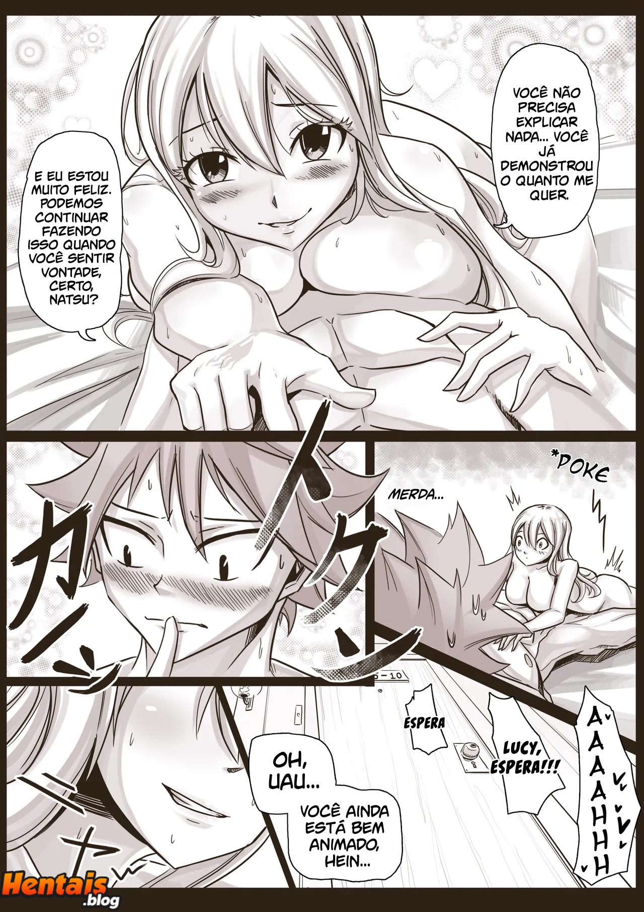 Fairy Tail Hentai: Calor de fada Cap.01 - Página 16