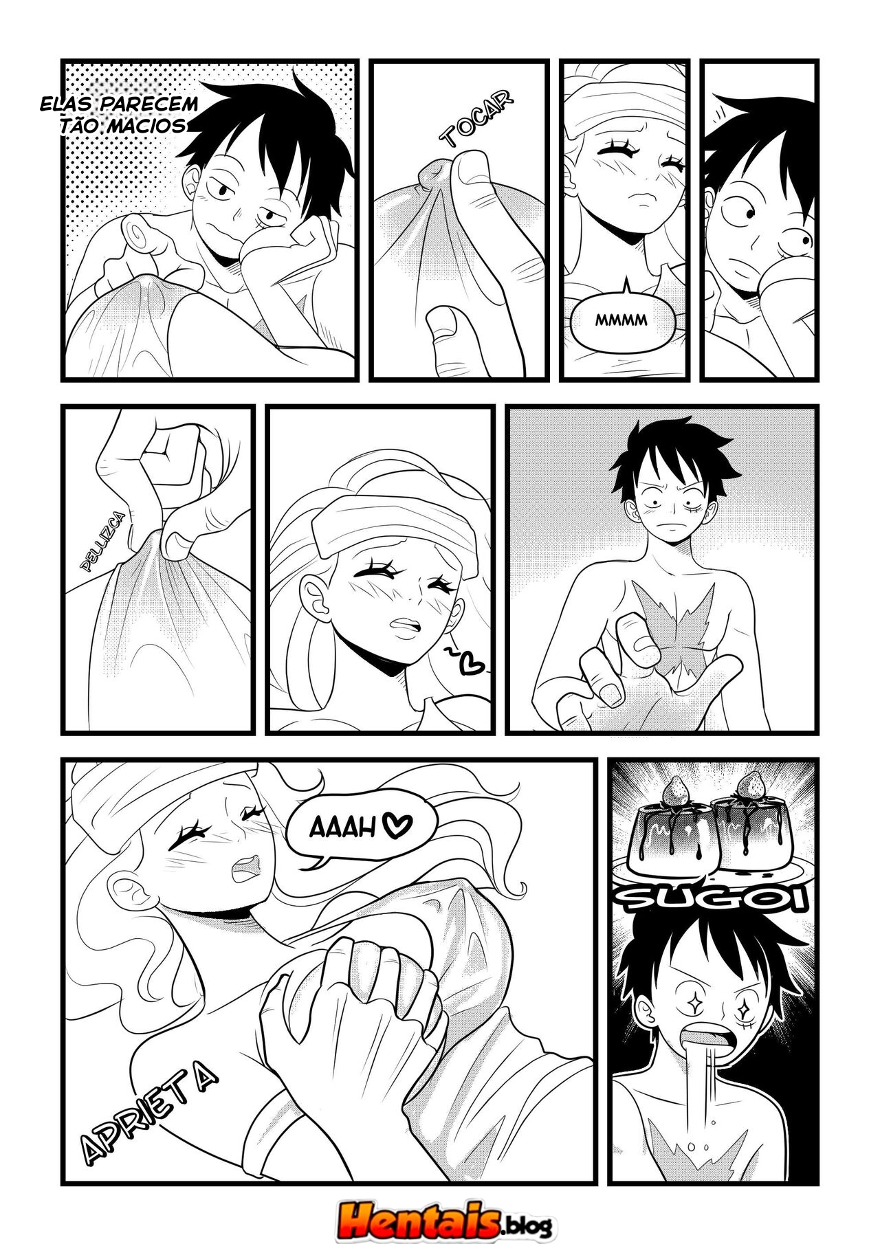 One Piece HQ Hentai: Flan Napolitan Cap.01 - Página 17