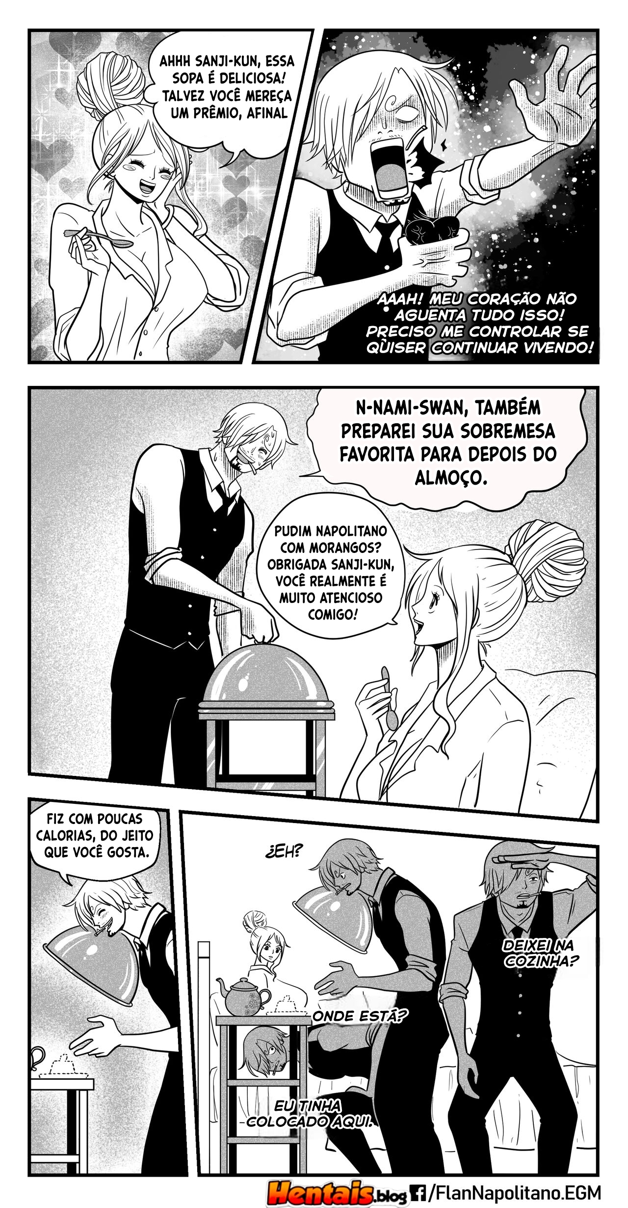 One Piece HQ Hentai: Flan Napolitan Cap.04 - Página 17