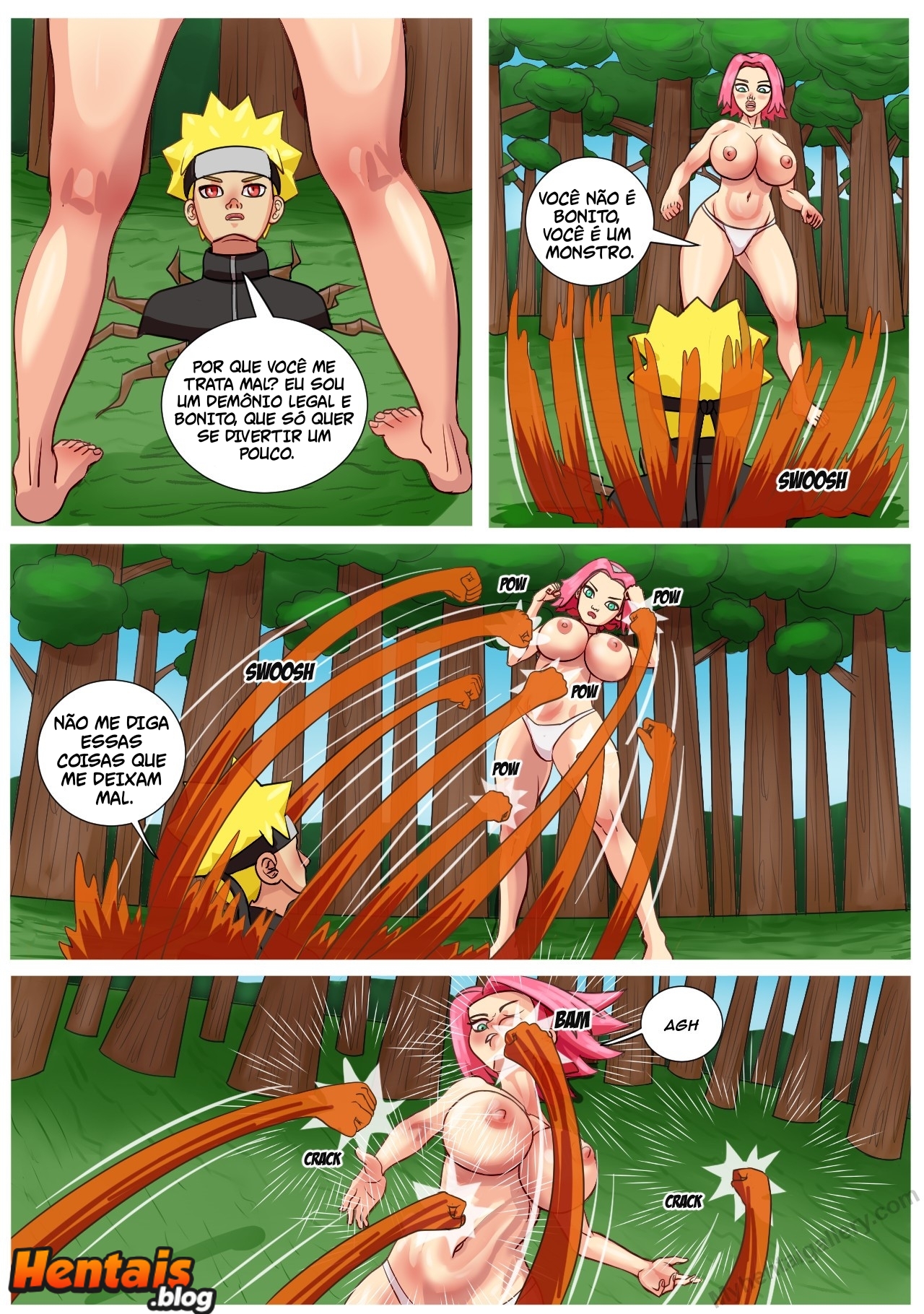 Naruto HQ Porno: Sakura e Naruto - Página 17