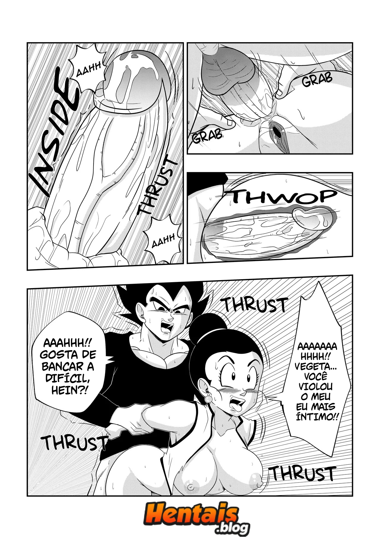 Dragon Ball Z Porno: Uma Visita Inesperada - Página 17