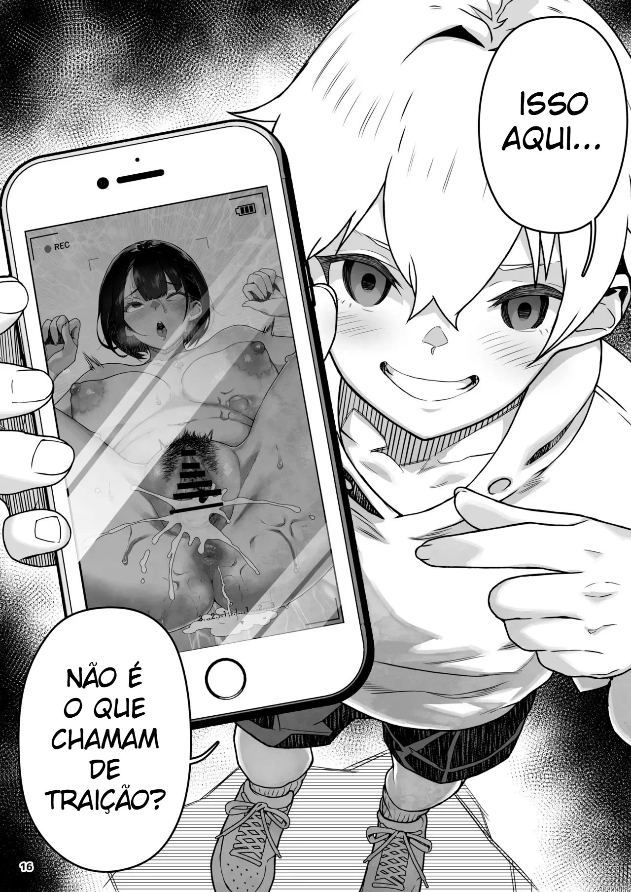 A Mãe do Meu Amigo – Como Ela É Peituda, Vou Tentar Foder Ela - Página 17