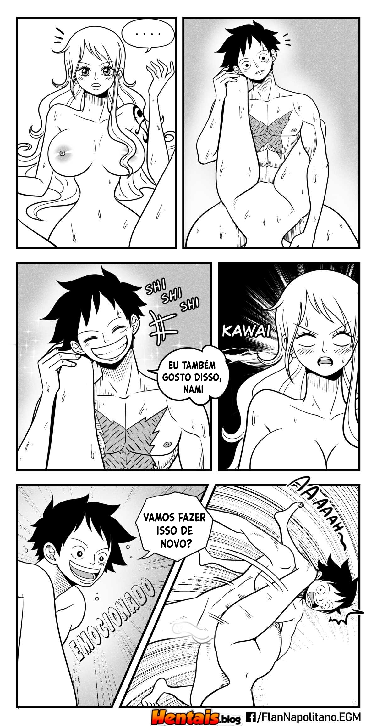 One Piece HQ Hentai: Flan Napolitan Cap.03 - Página 18