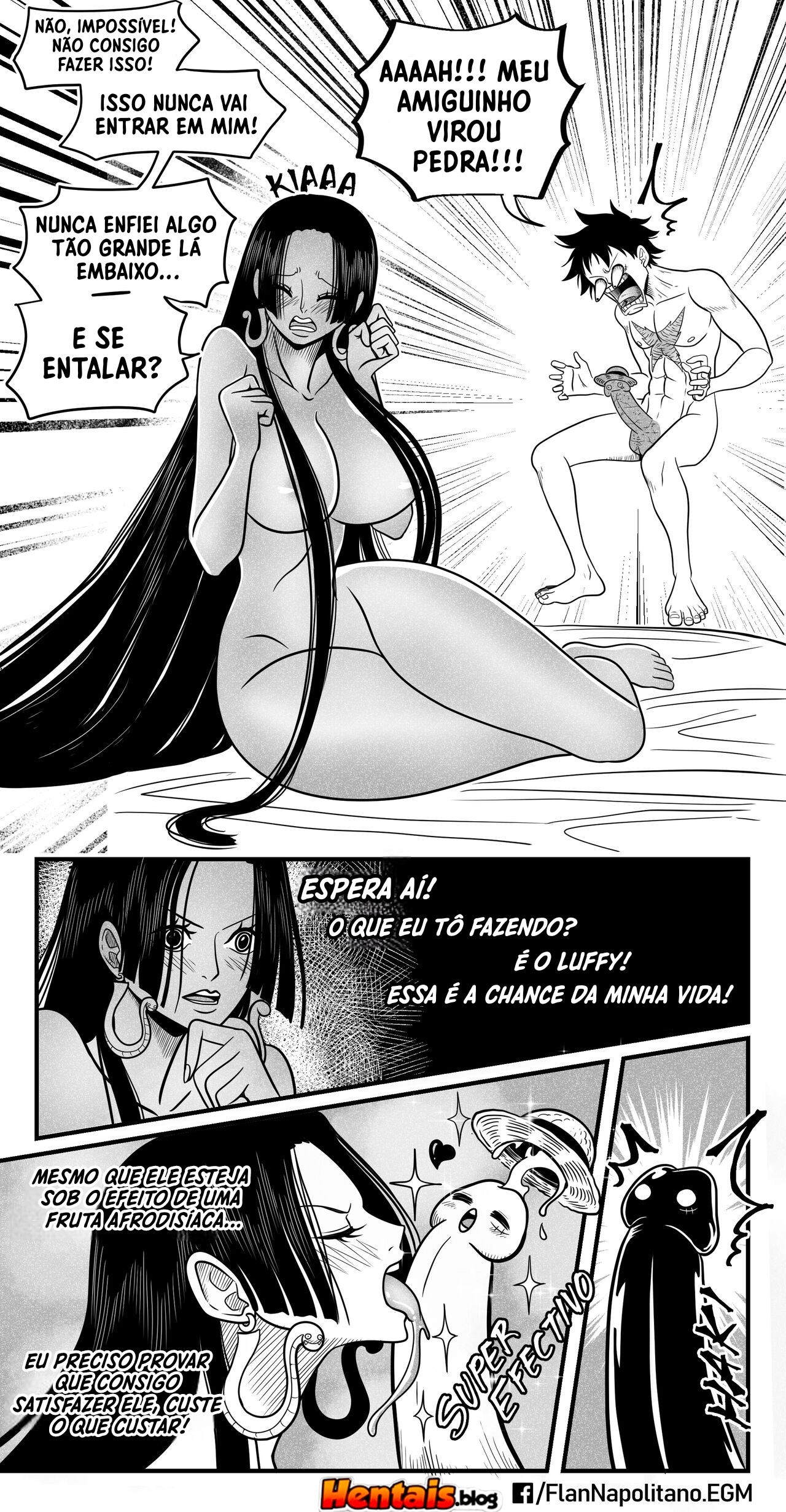 One Piece Porno: Especial Hancock x Luffy VL.02 - Página 18