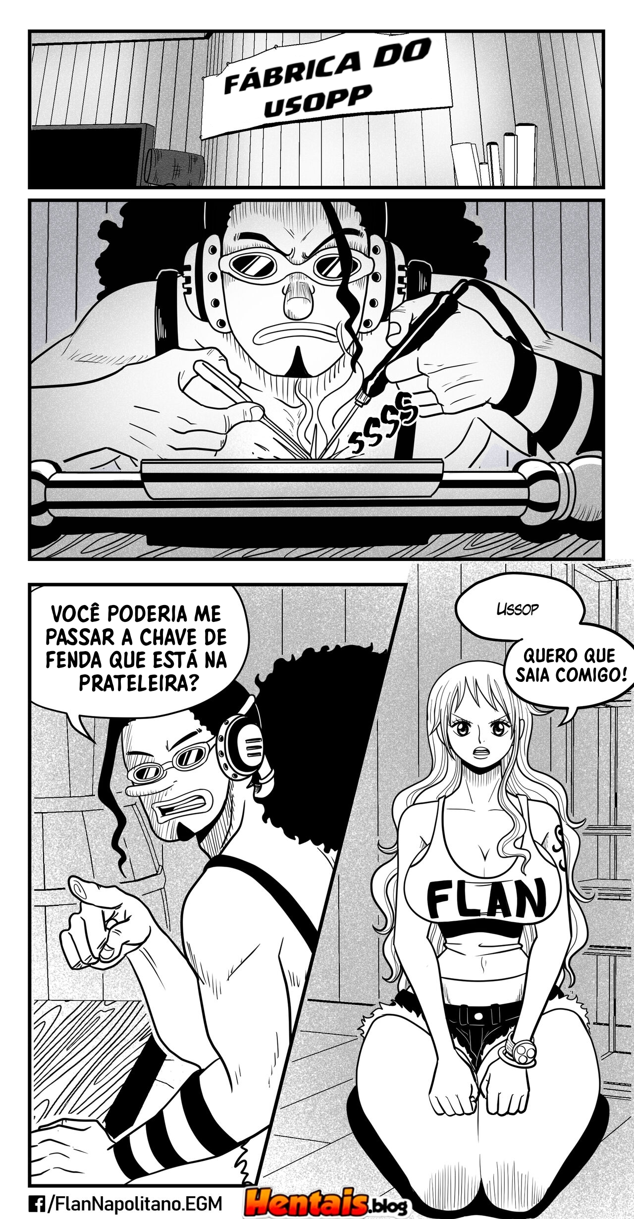 One Piece HQ Hentai: Flan Napolitan Cap.06 - Página 18