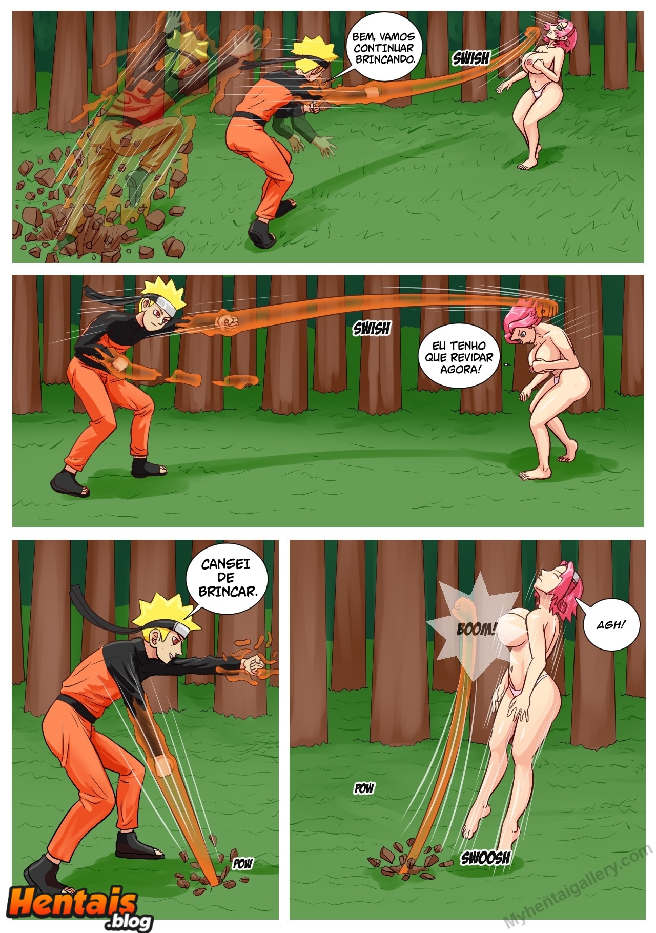 Naruto HQ Porno: Sakura e Naruto - Página 18