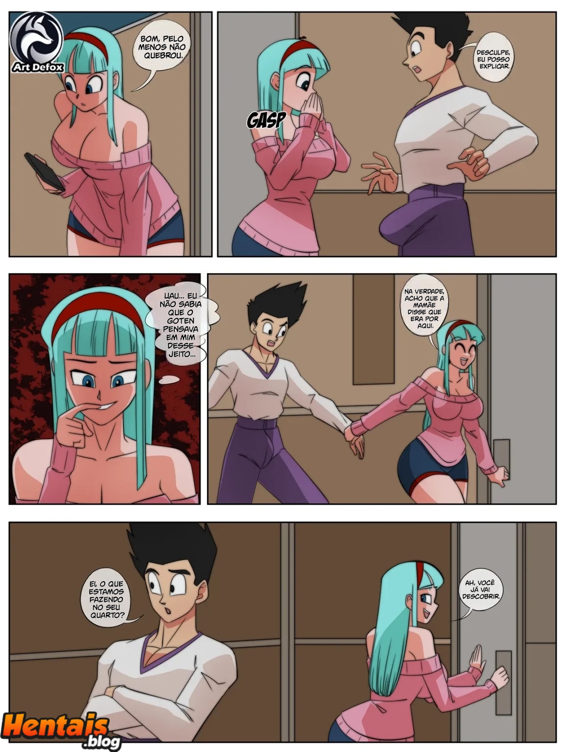 Dragon Ball: Festa do Pijama Pan x Bulma - Página 18