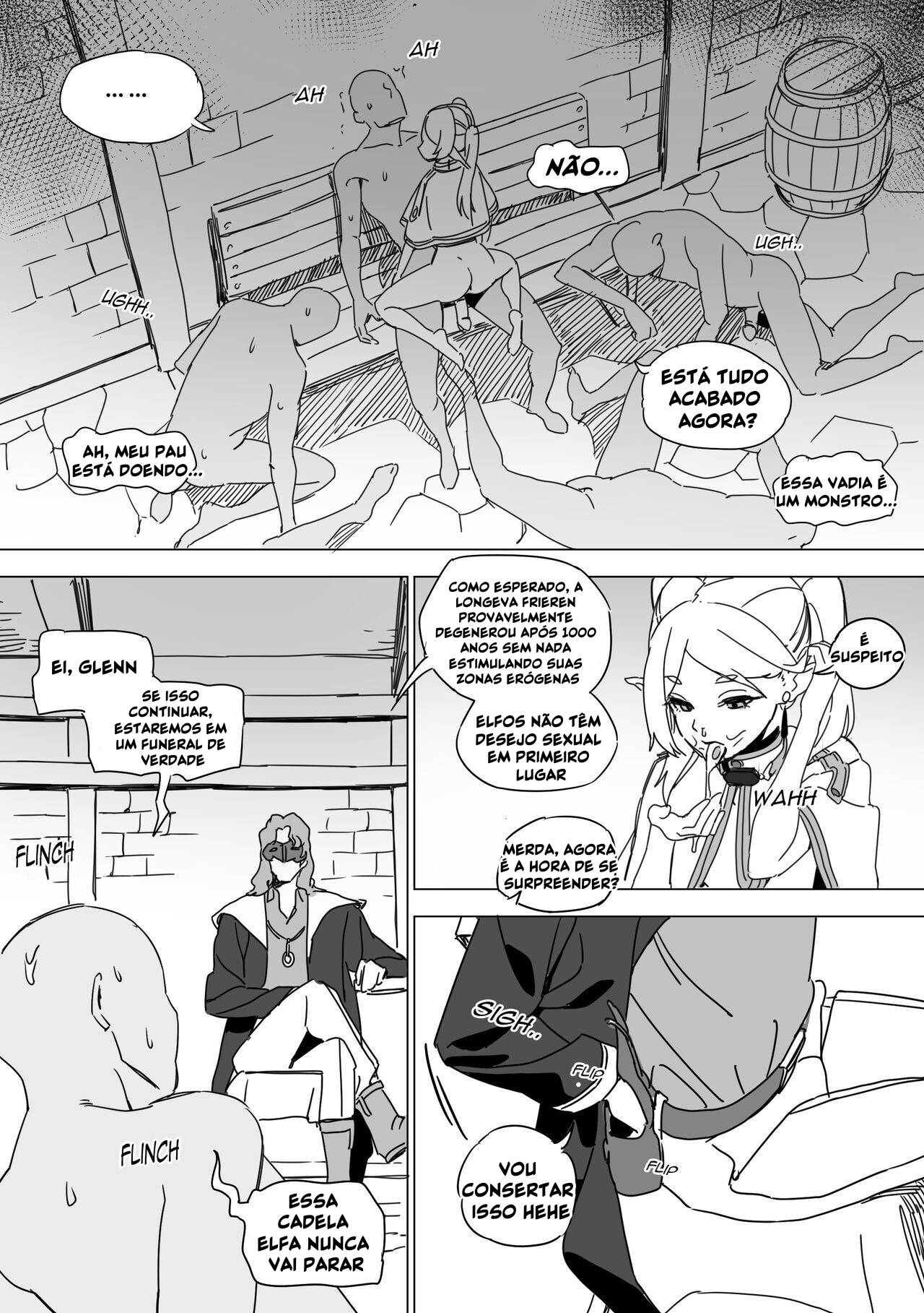 Sousou no Frieren HQ Hentai: Frieren Derrotada - Página 19