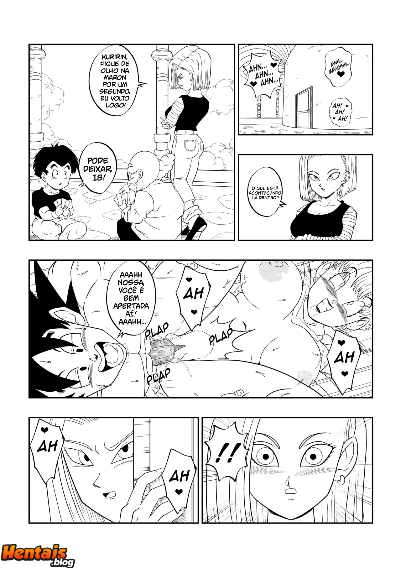 Dragon Ball HQ Porno: Entre As Sombras do Palácio - Página 19