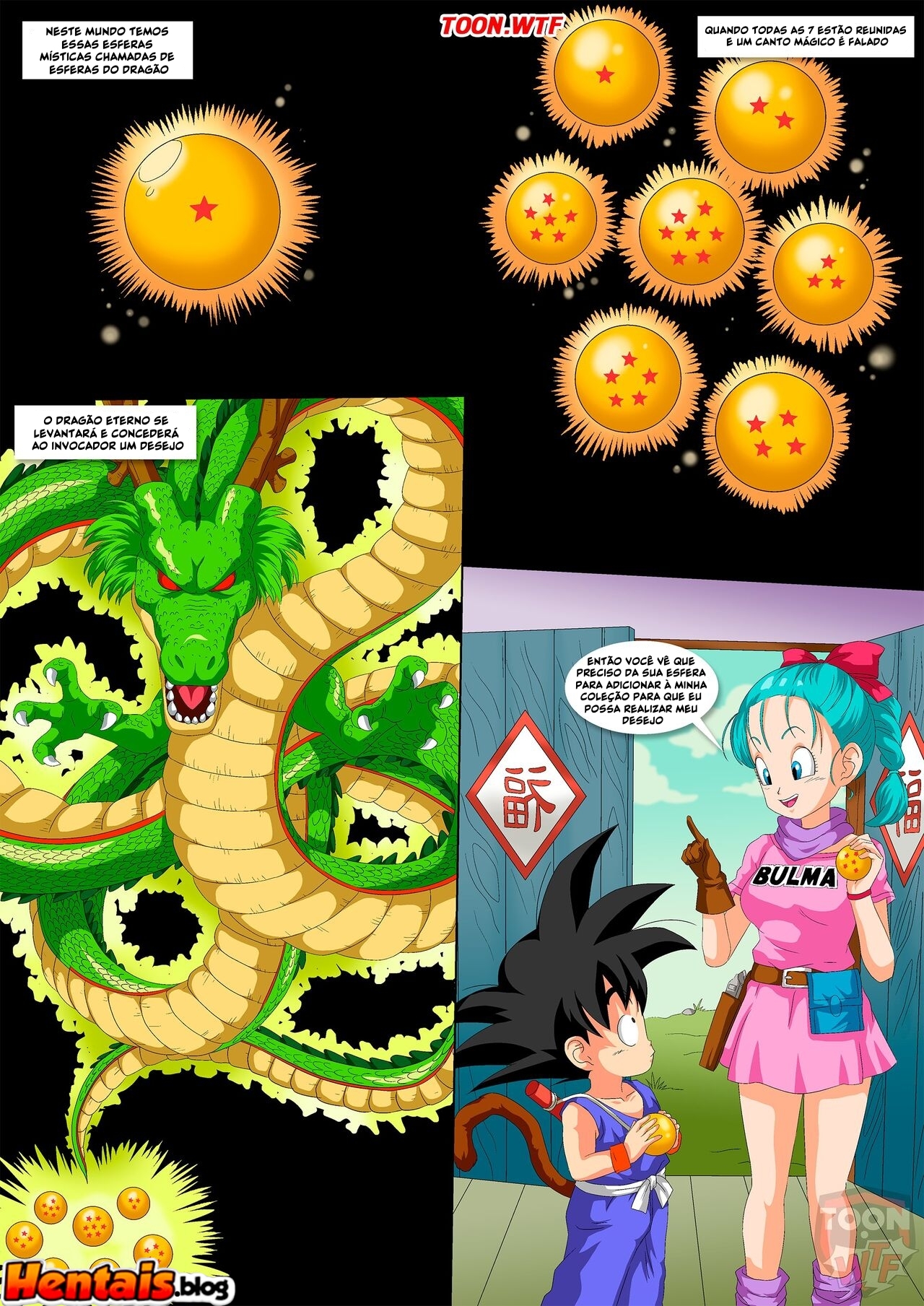 Dragon Ball Hentai: Tire as Mãos das Esferas do Dragão - Página 2