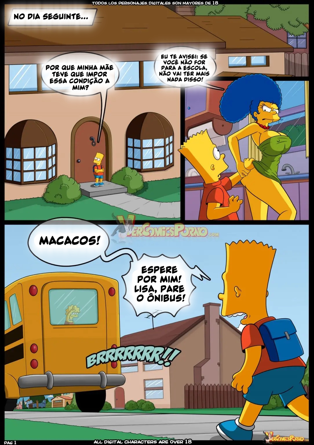 Os Simpsons Porno: Velhos Costumes VL.09 - Página 2