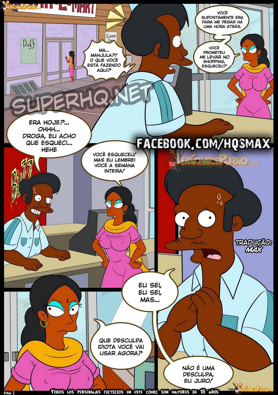 Os Simpsons QD Porno: Velhos Costumes Cap.07 - Página 2