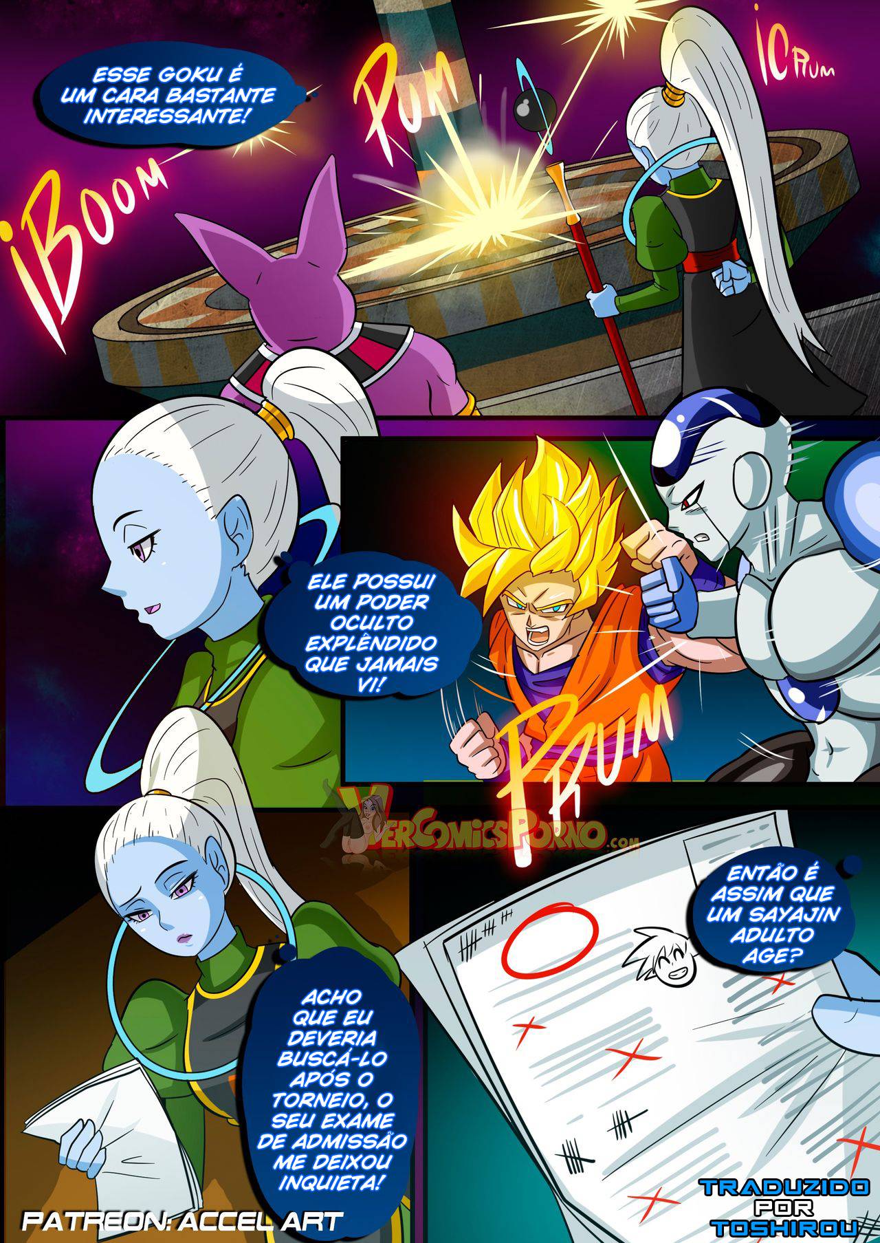 Dragon Ball Porno: Treinamento Especial Para Goku - Página 2