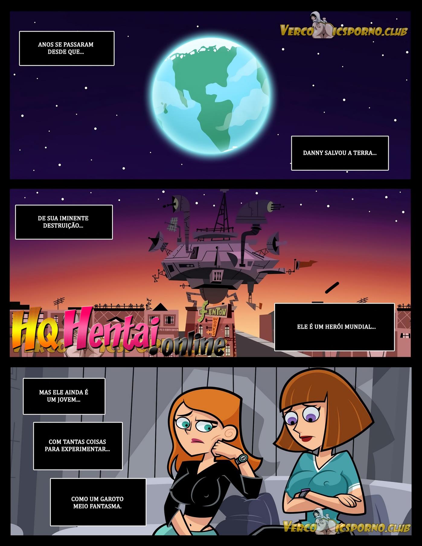 Danny Phantom Porno: Puberdade Fantasma Cap.01 - Página 2