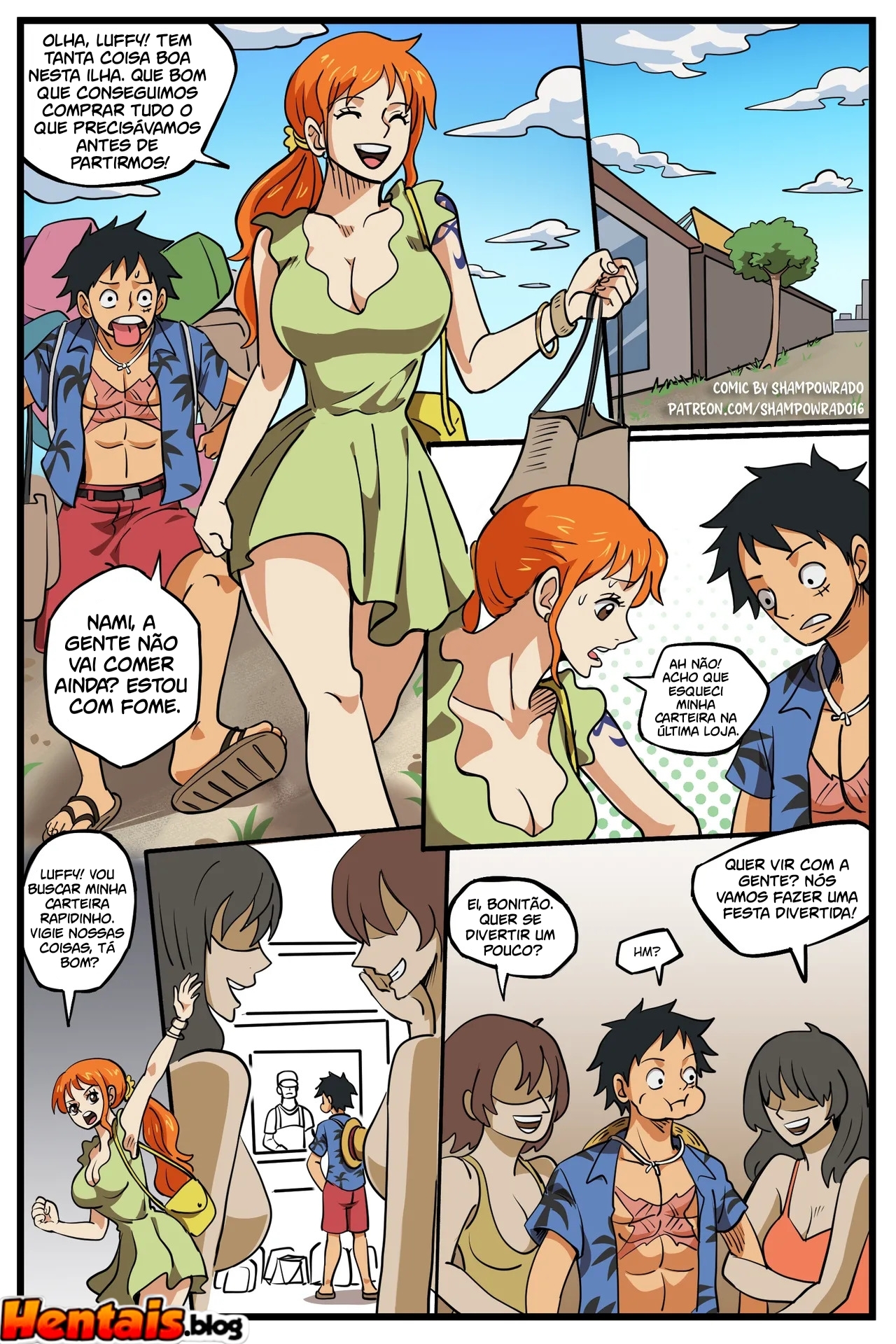 One Piece Porno: Descoberta Luffy x Nami - Página 2