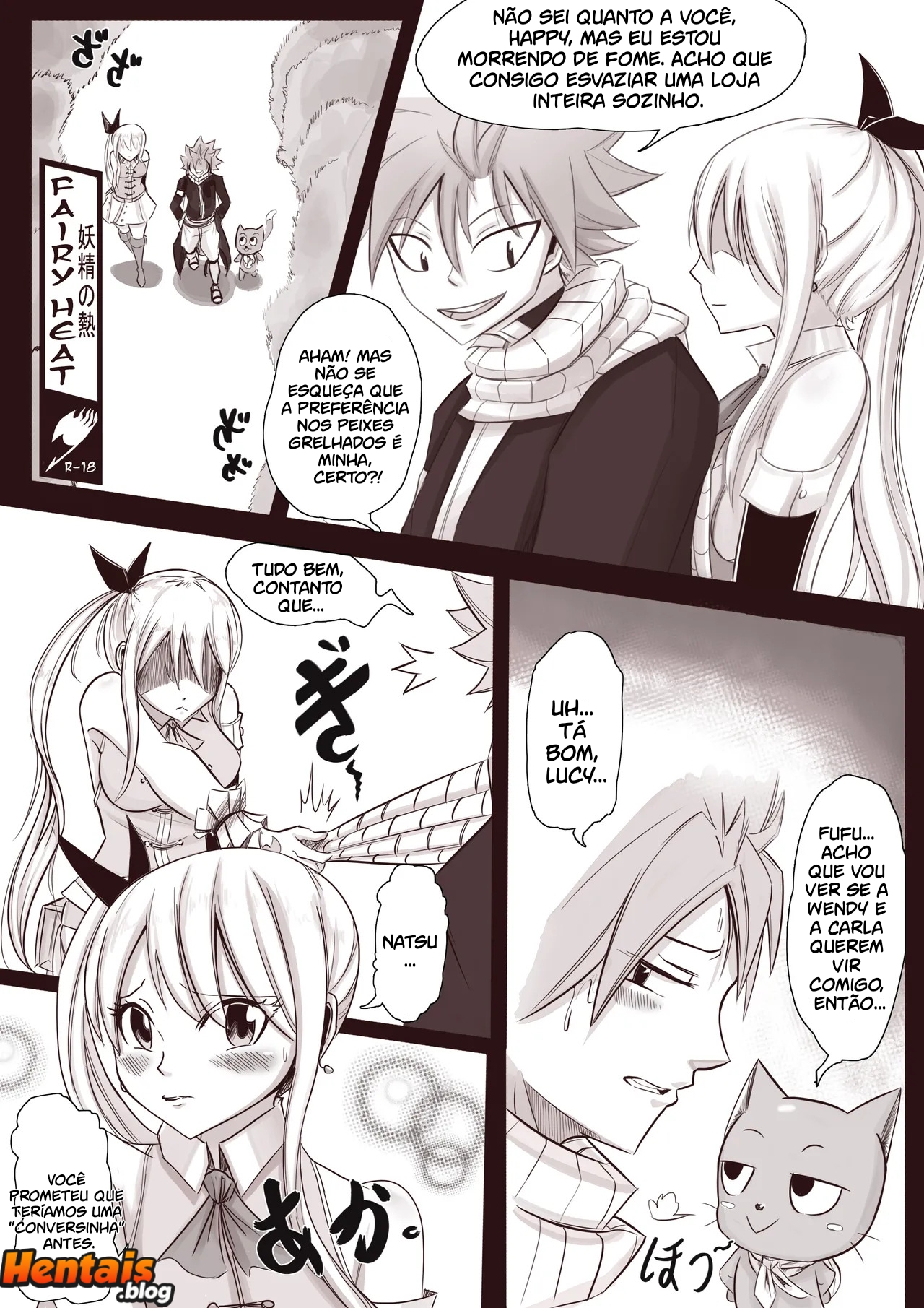 Fairy Tail Hentai: Calor de fada Cap.01 - Página 2