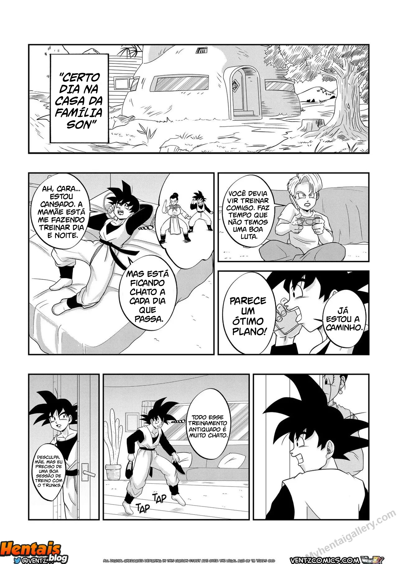 Dragon Ball HQ Porno: Treinamento Especial de Chichi - Página 2
