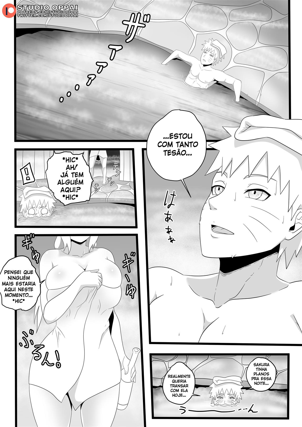 Seduzido pela Tsunade nas Fontes Termais - Página 2