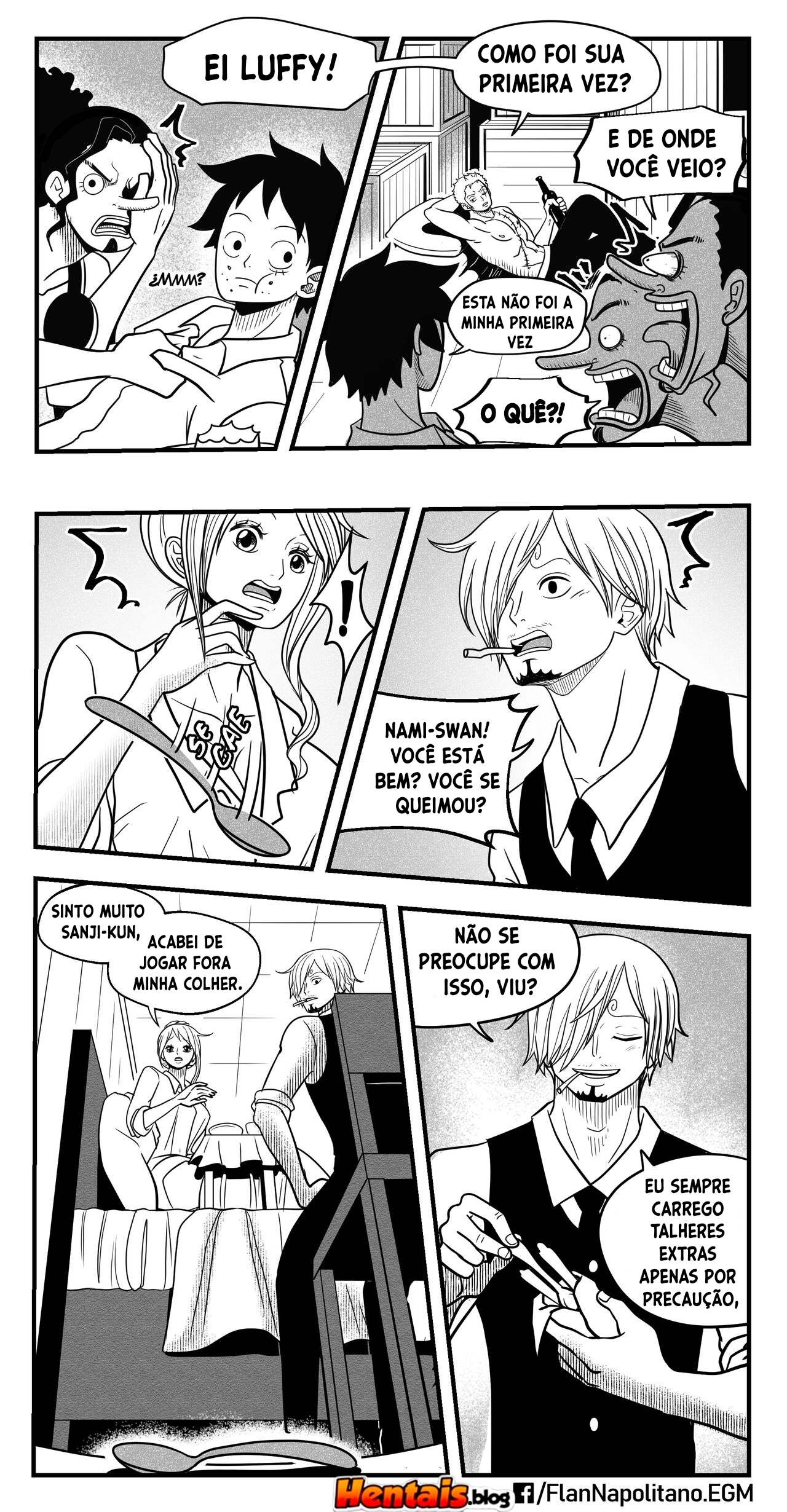One Piece HQ Hentai: Flan Napolitan Cap.04 - Página 20