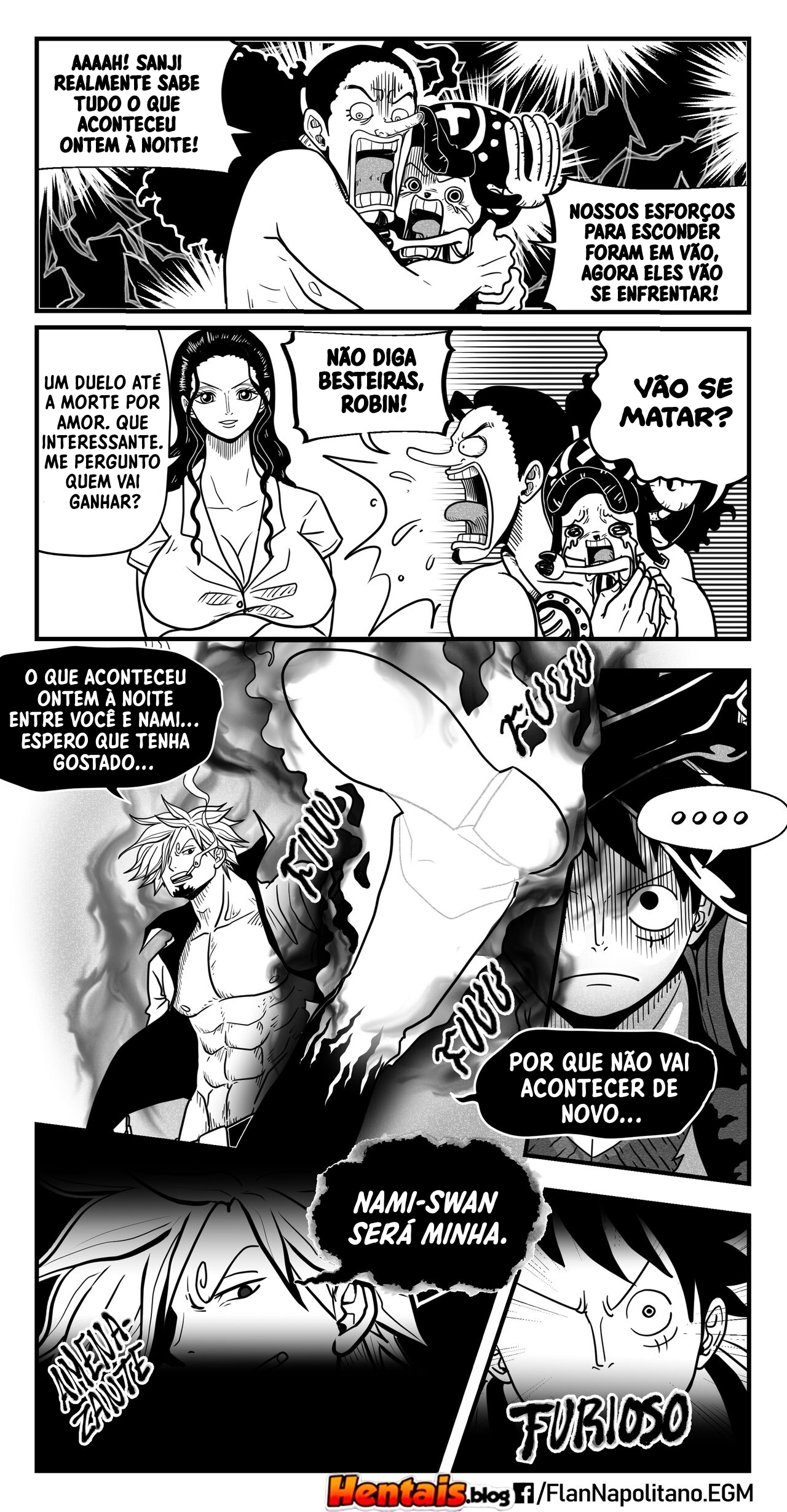 One Piece HQ Hentai: Flan Napolitan Cap.05 - Página 20