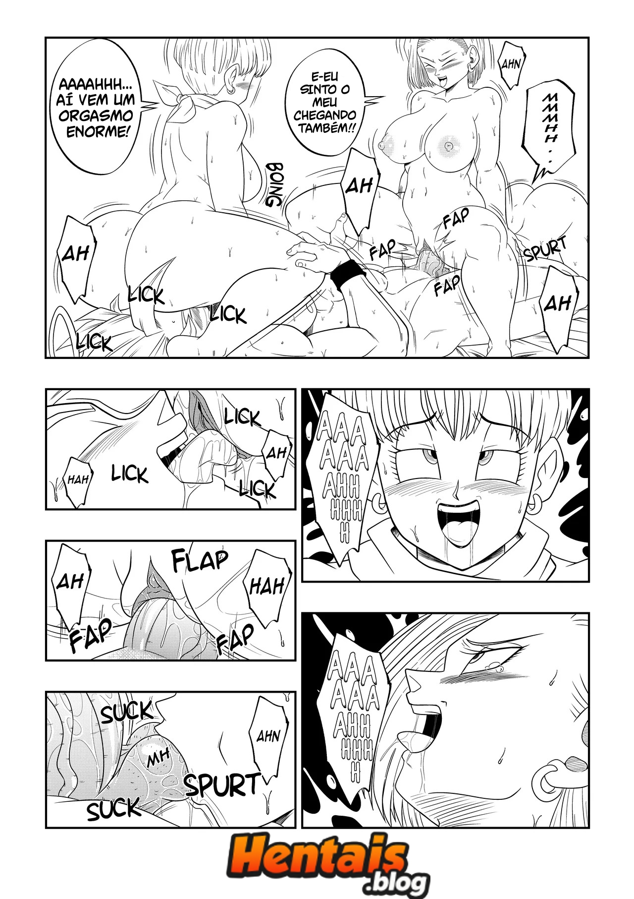 Dragon Ball HQ Porno: Entre As Sombras do Palácio Cap.03 - Página 20