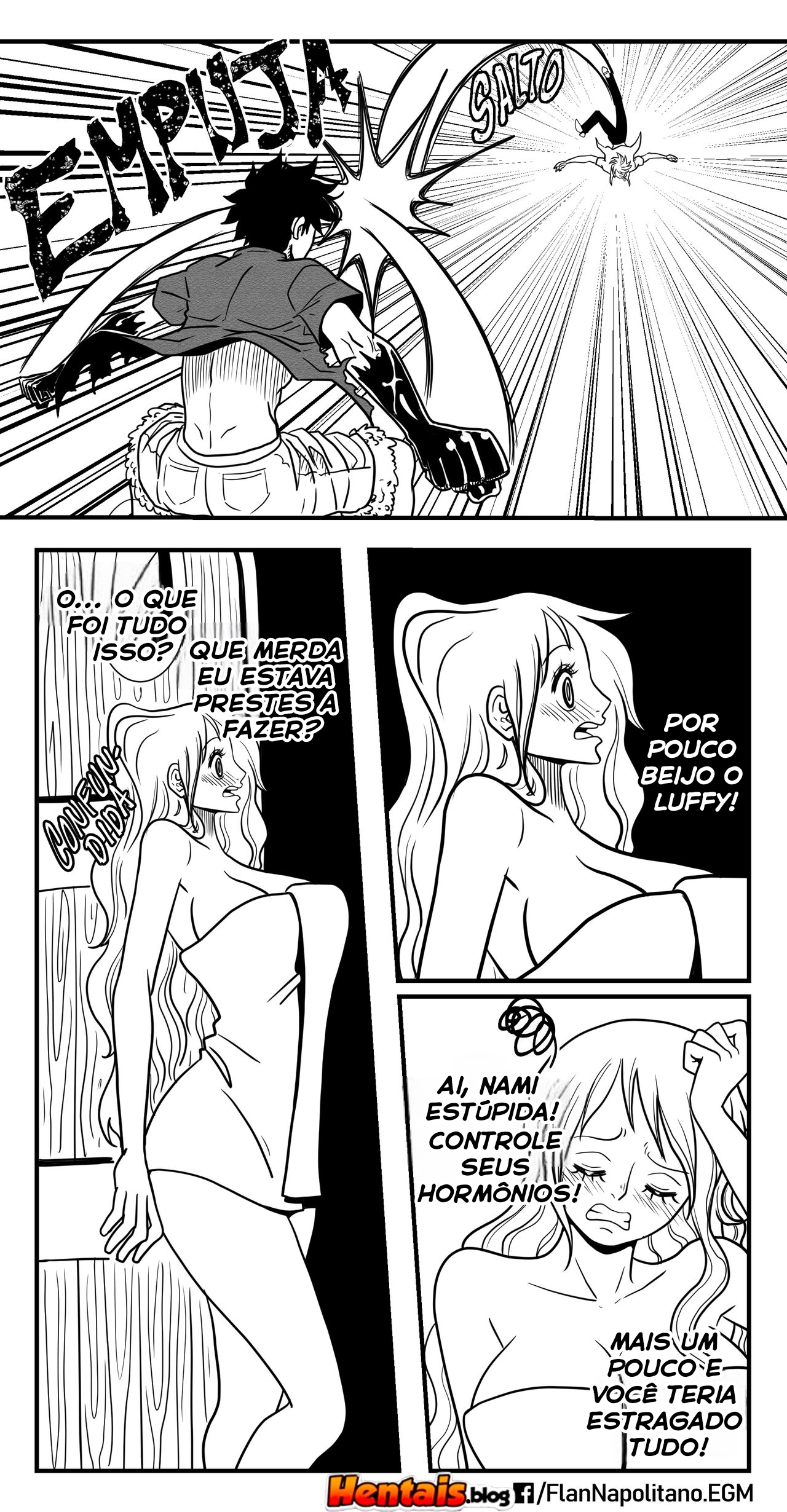 One Piece HQ Hentai: Flan Napolitan Cap.05 - Página 21
