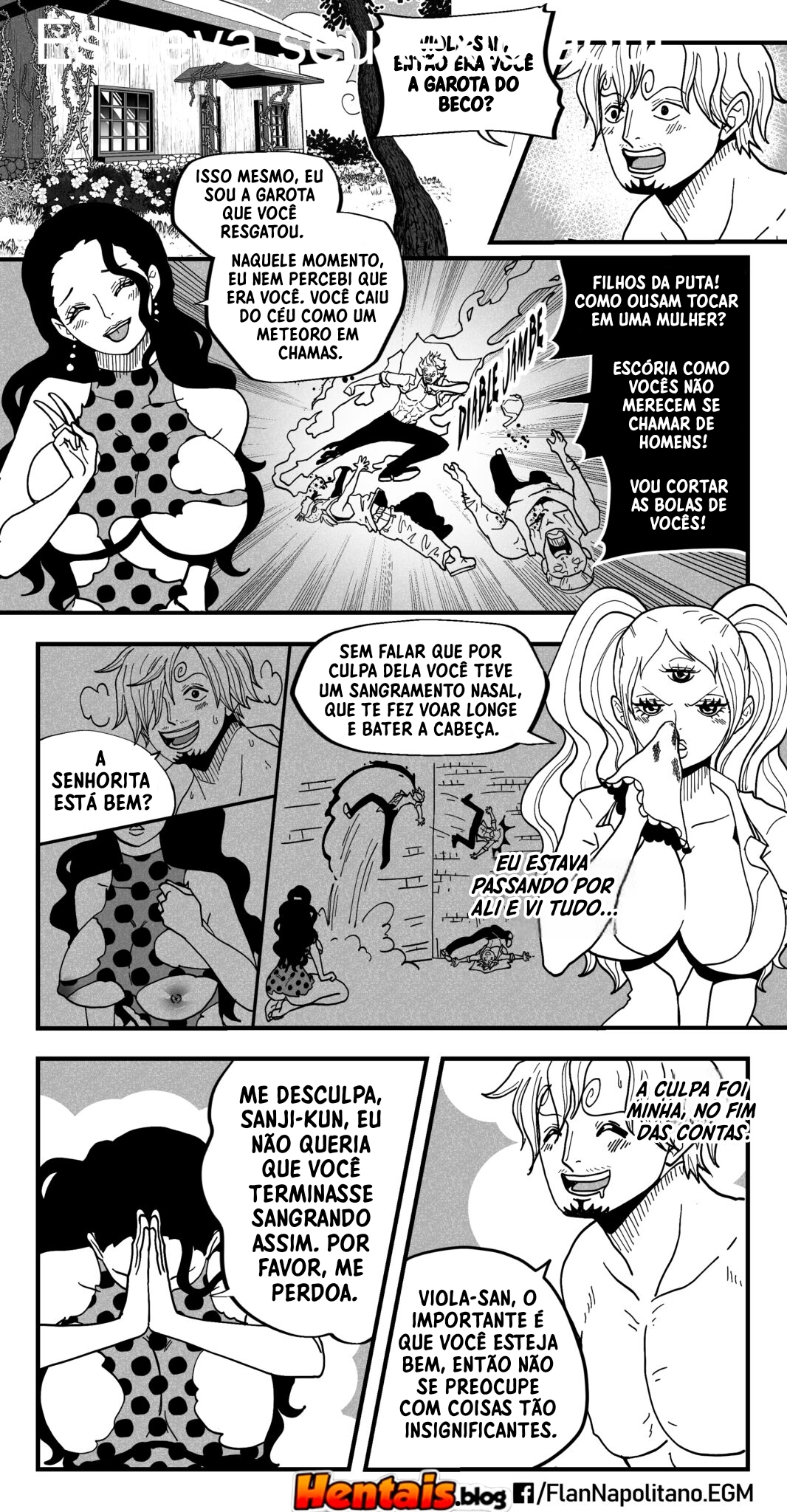 One Piece HQ Hentai: Flan Napolitan Cap.10 - Página 21