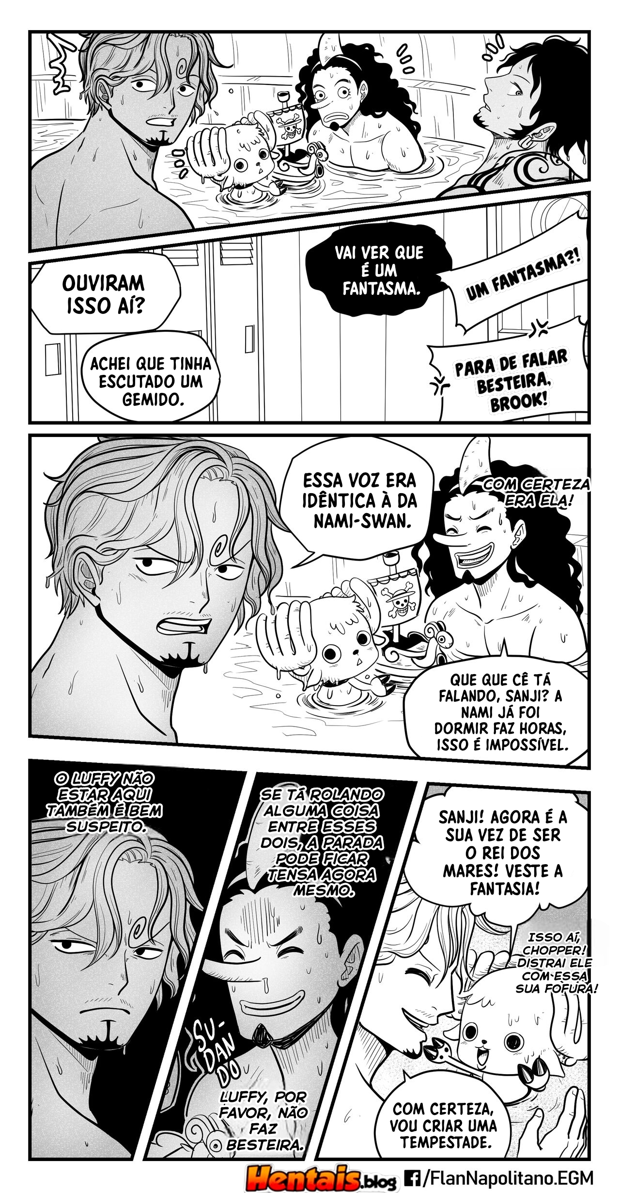 One Piece HQ Hentai: Flan Napolitan Cap.07 - Página 22