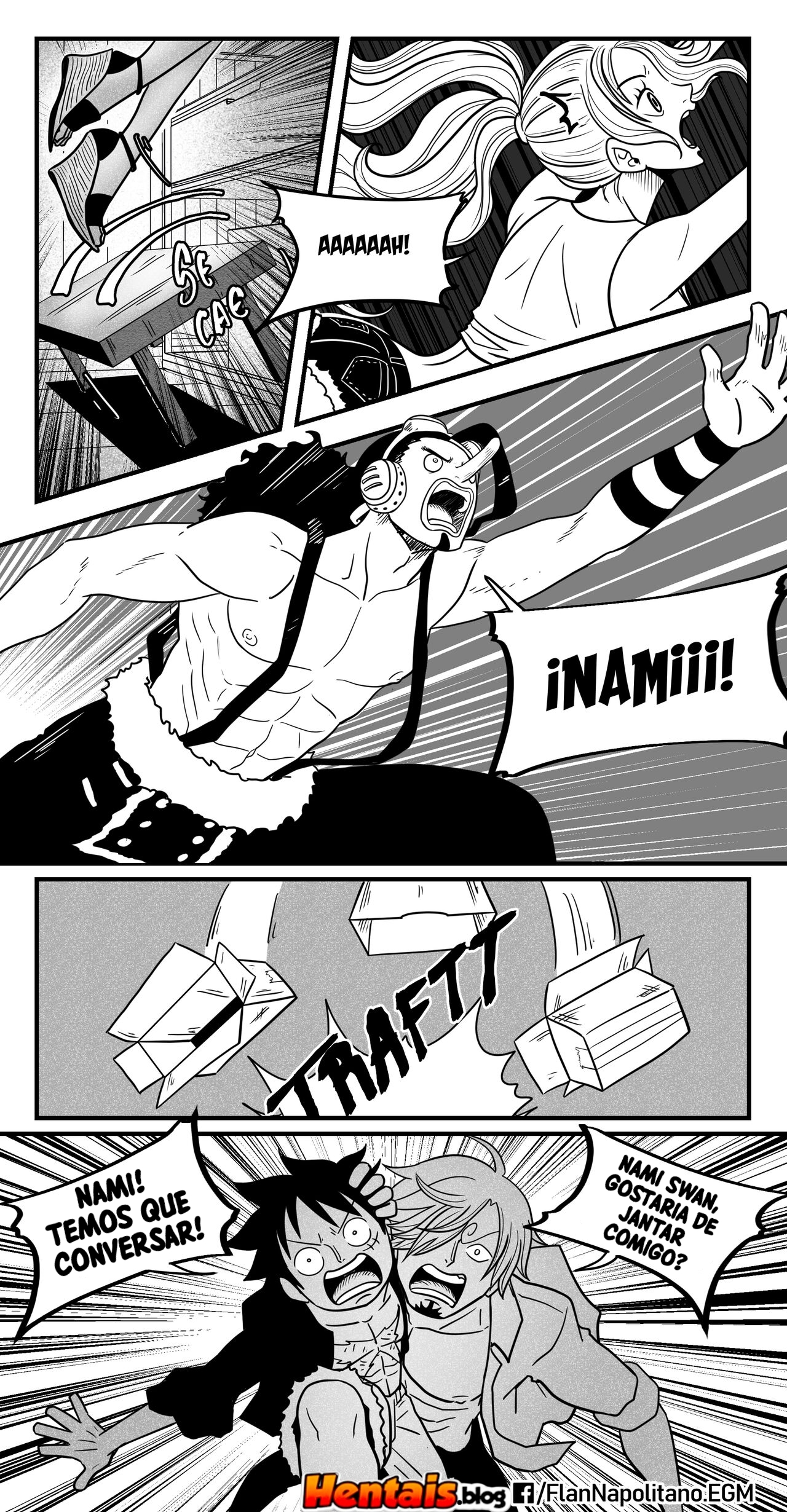 One Piece HQ Hentai: Flan Napolitan Cap.06 - Página 22