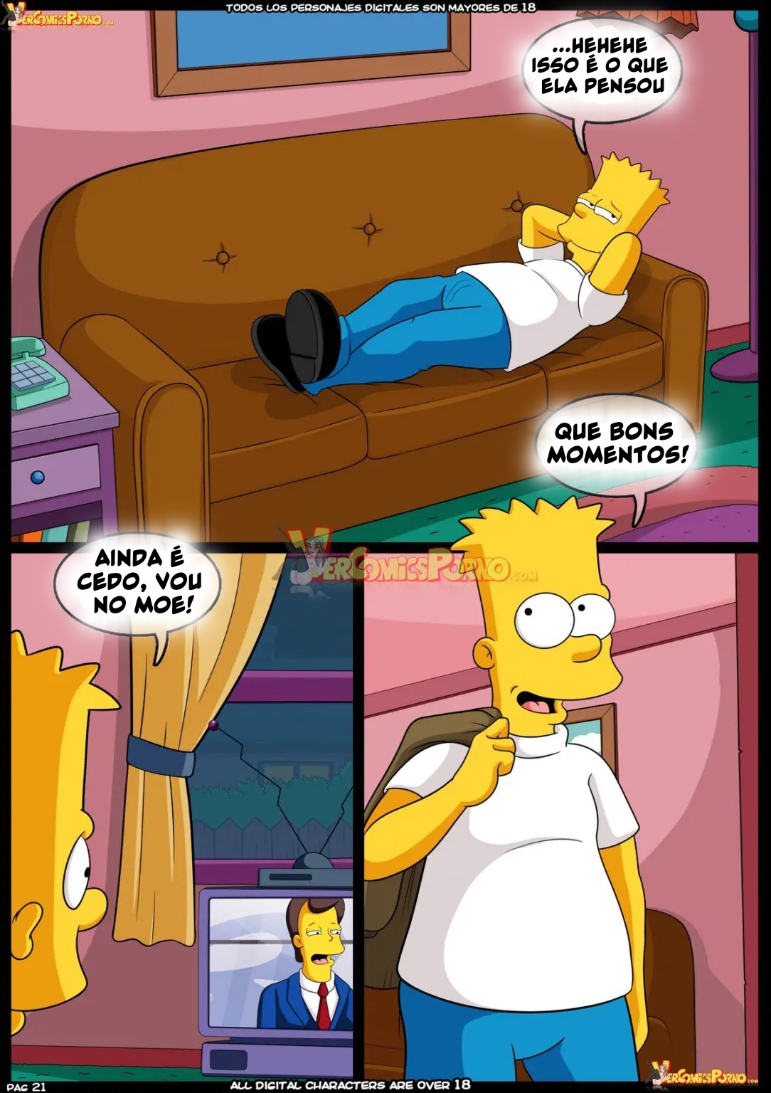 Os Simpsons Porno: Velhos Costumes VL.09 - Página 22