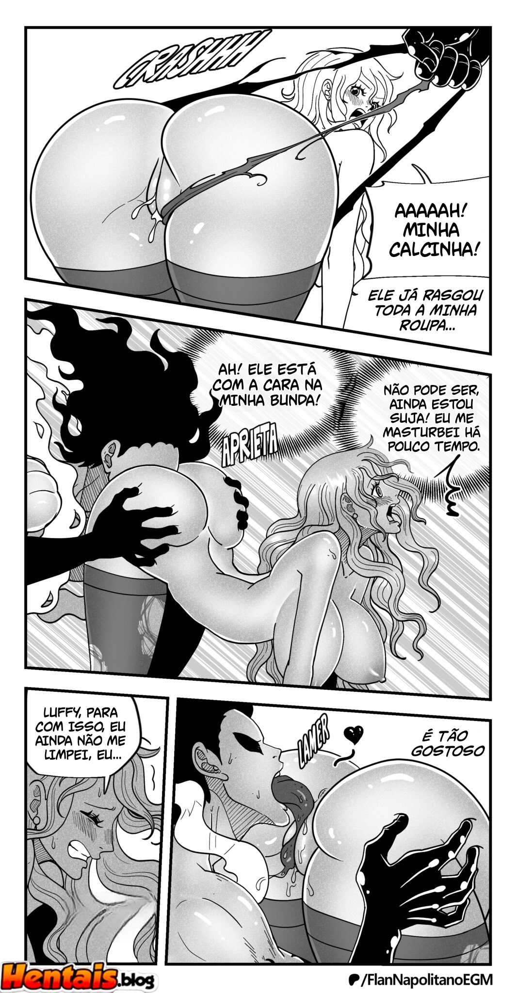 One Piece HQ Hentai: Flan Napolitan Cap.12 - Página 23