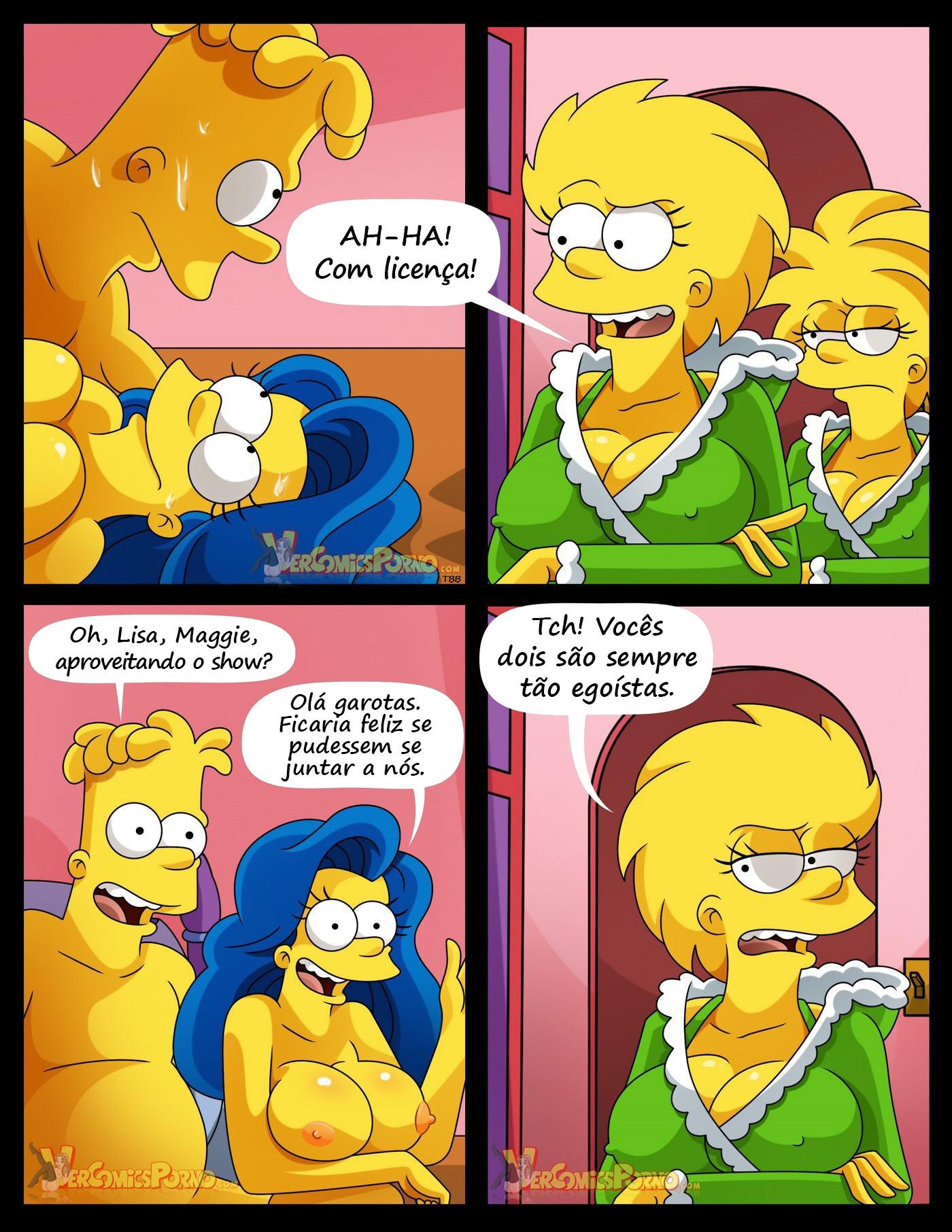 Os Simpsons Hentai: Natal Branco e Leitoso - Página 23
