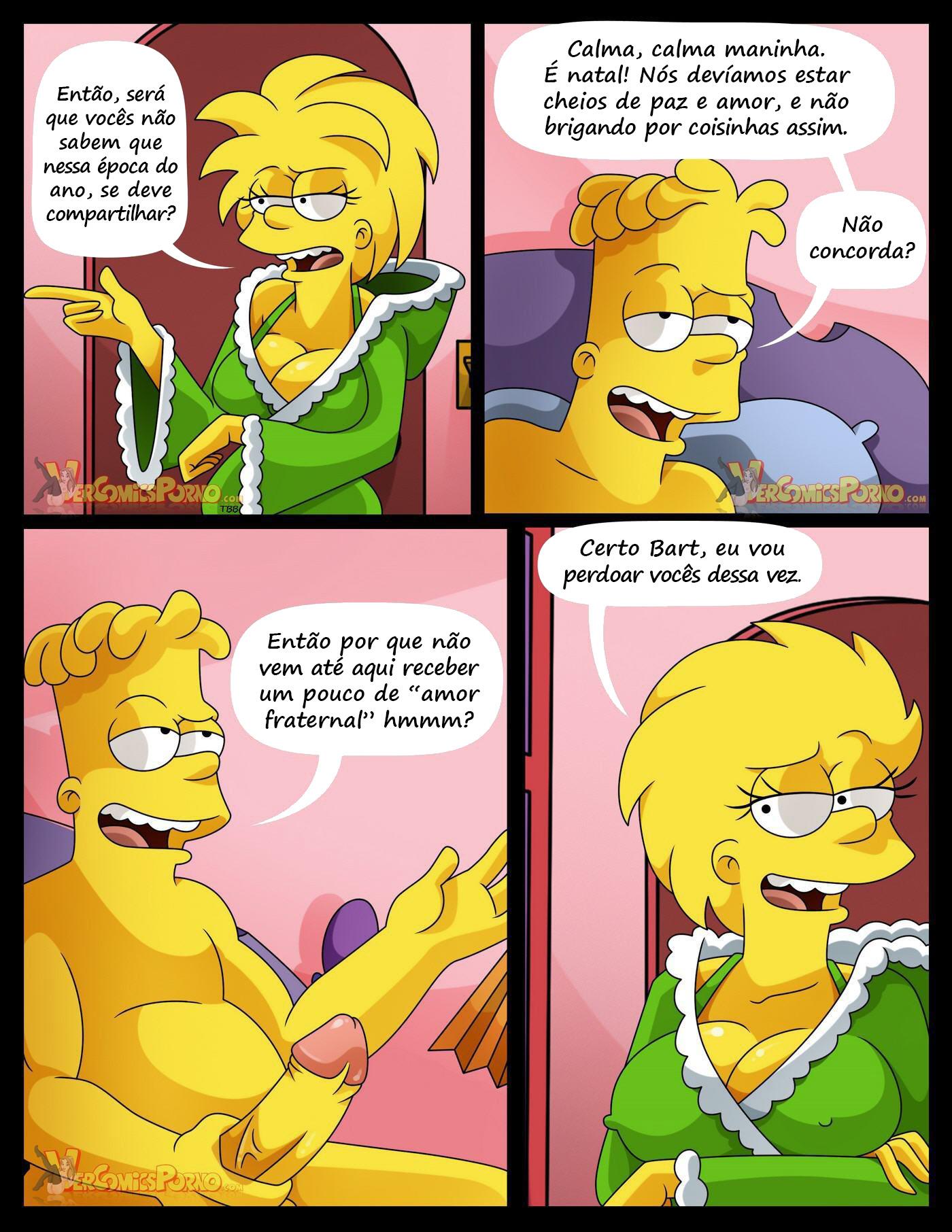 Os Simpsons Hentai: Natal Branco e Leitoso - Página 24