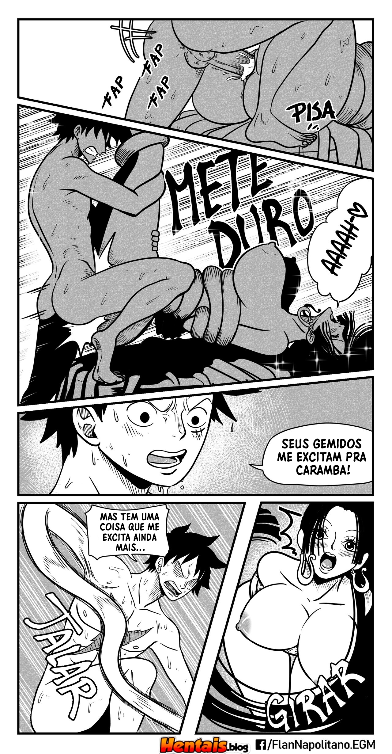 One Piece Porno: Especial Hancock x Luffy VL.02 - Página 24