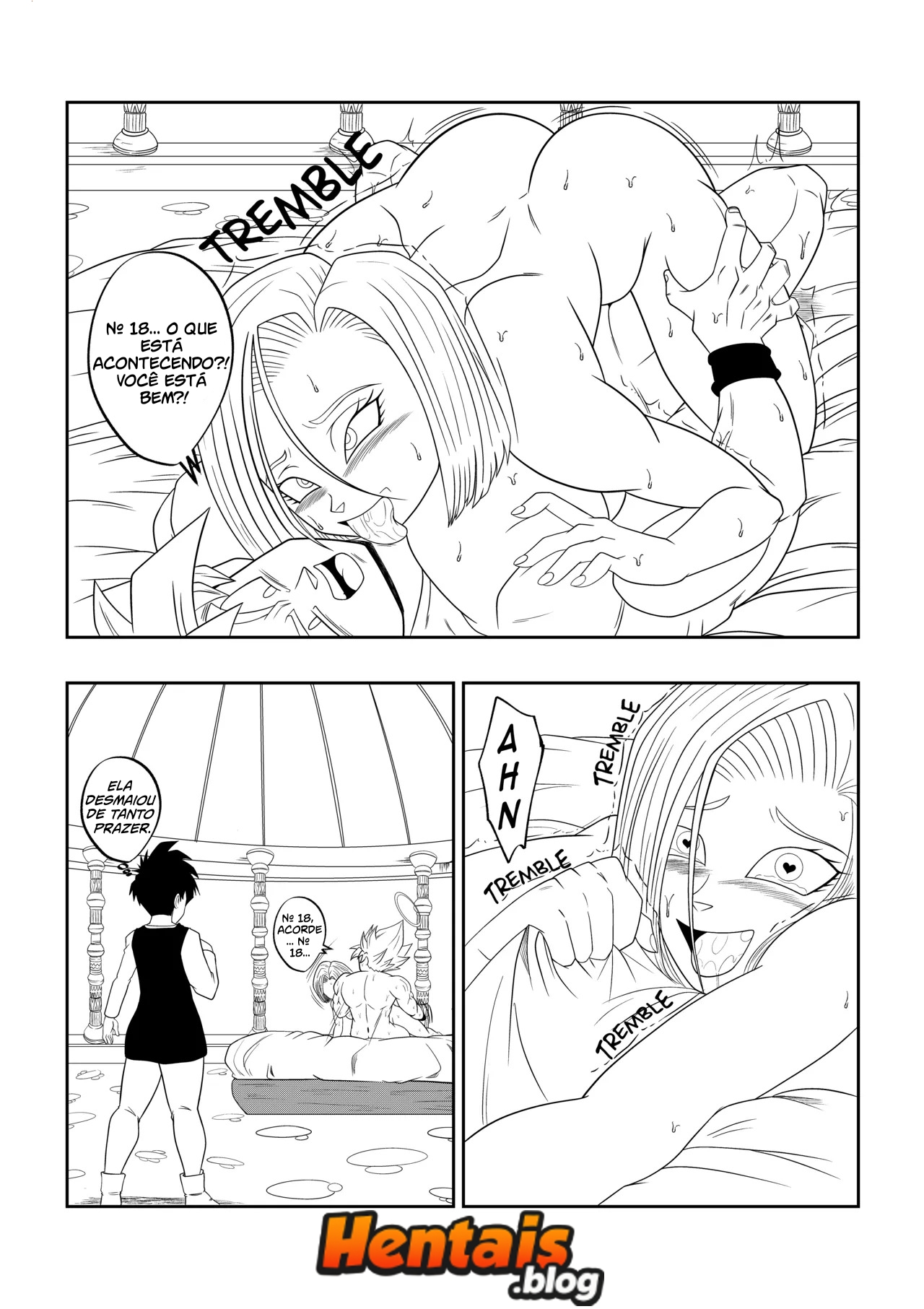 Dragon Ball HQ Porno: Entre As Sombras do Palácio Cap.02 - Página 25