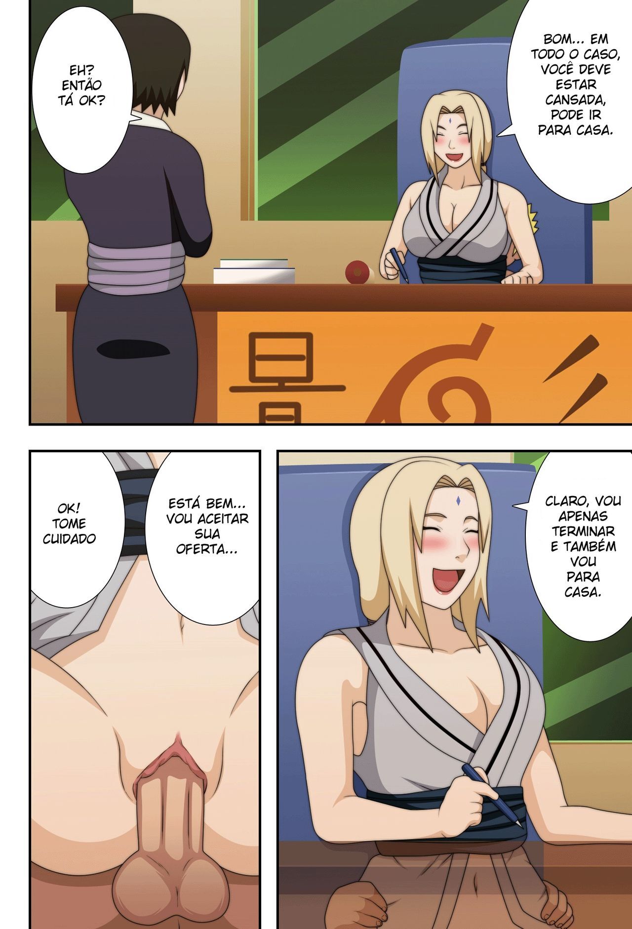 Naruto Porno: Tsunade Ninja de Peitos Grande - Página 25