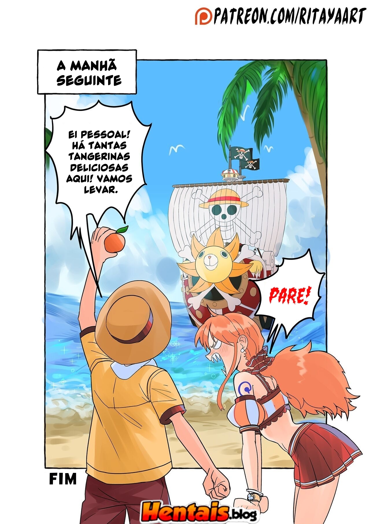 One Piece Porno: O Incidente Na Ilha Deserta - Página 25