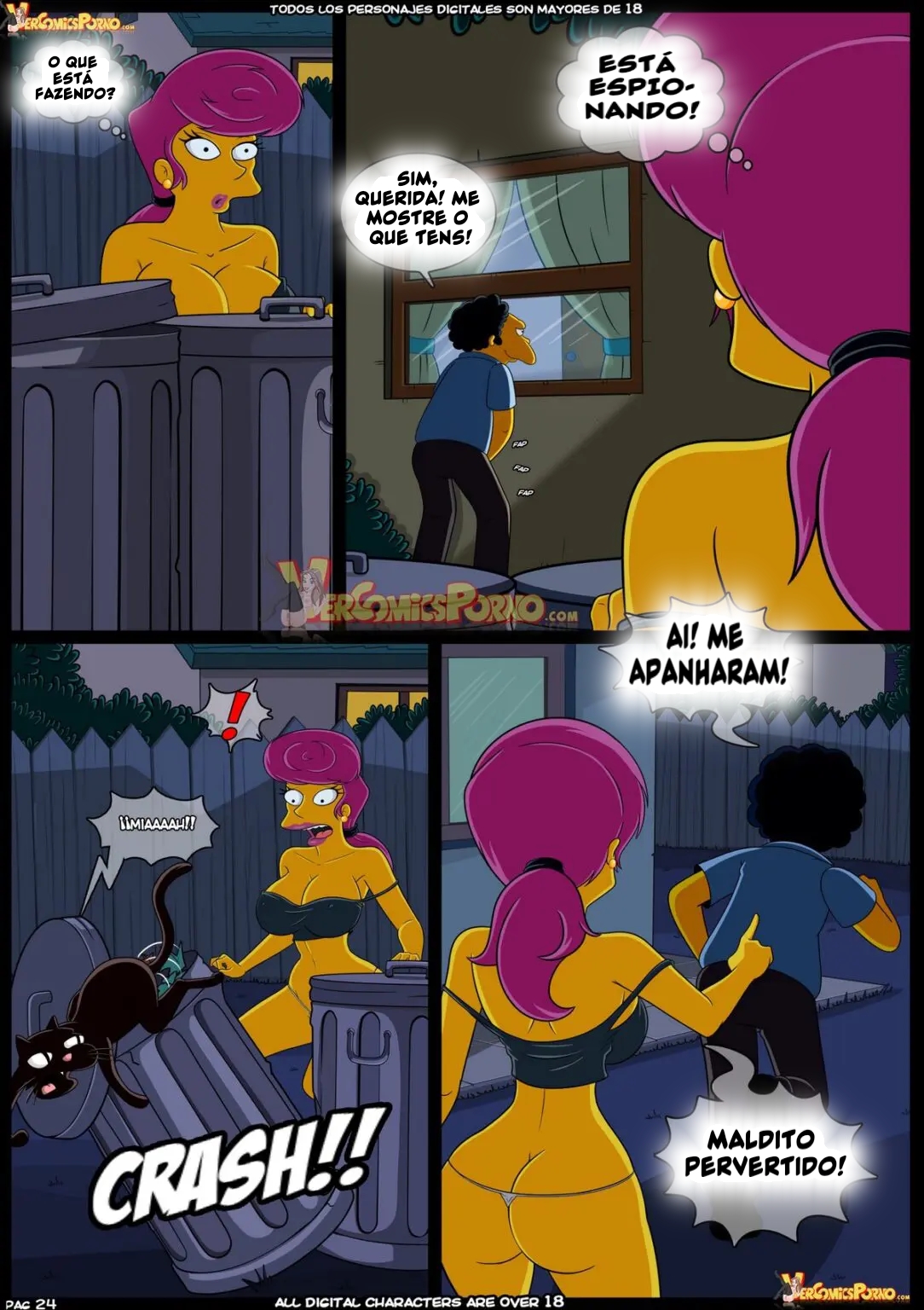 Os Simpsons Porno: Velhos Costumes VL.09 - Página 25