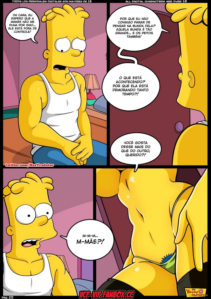 Os Simpsons Porno: A Fantasia Amarela, dos Dez aos Vinte e Poucos Anos - Página 26